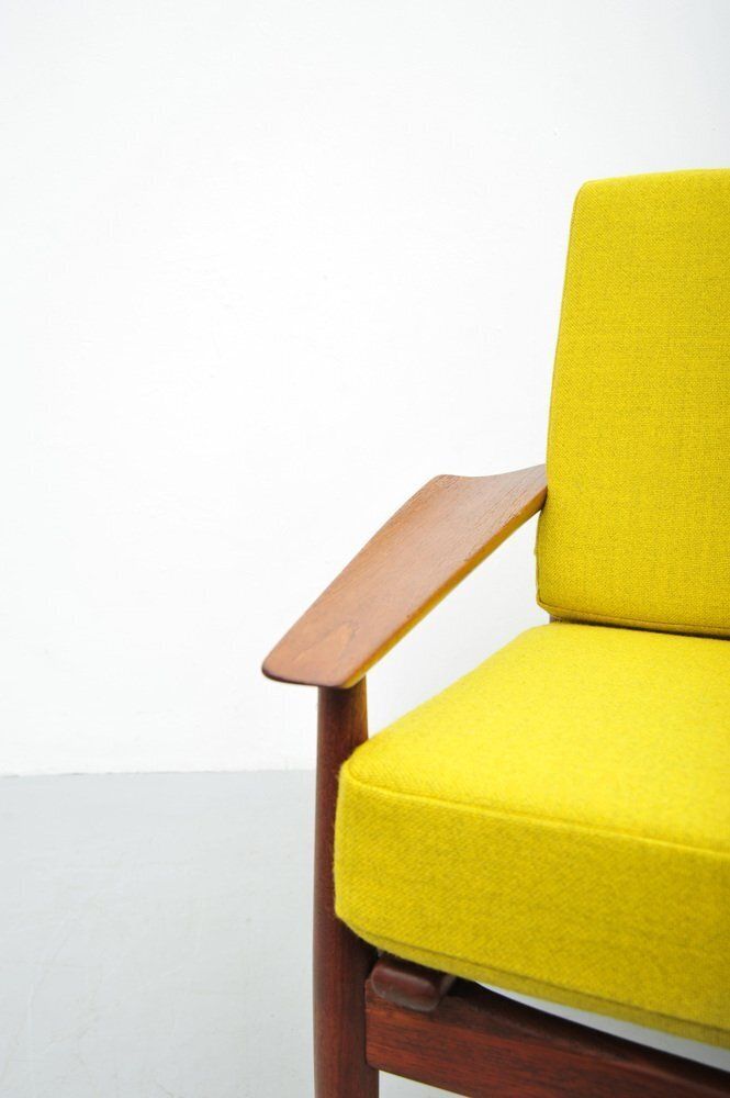 Lounge Chair In Teak By Arne Vodder, 1950s photo vintage