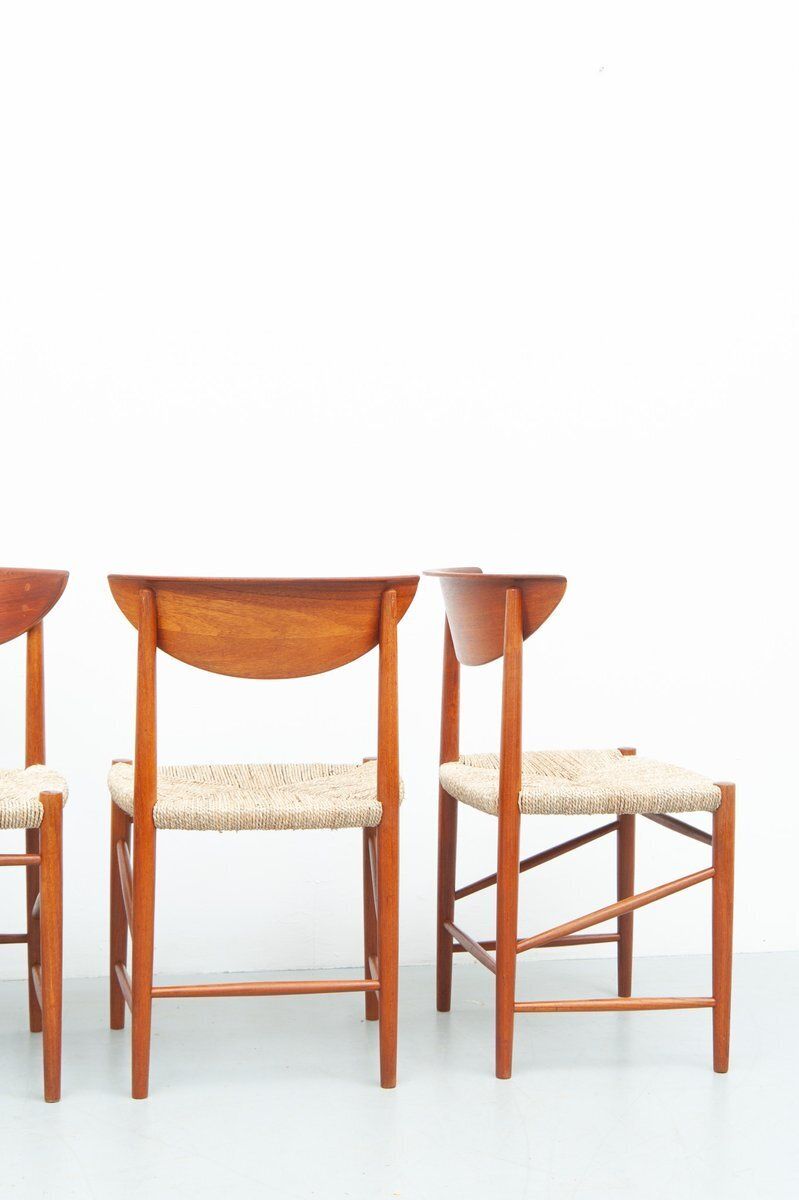 Vintage Teak Dining Chairs By Peter Hvidt And Orla Mølgaard Nielsen For Søborg Møbelfabrik, 1950s, Set Of 4 photo vinterior
