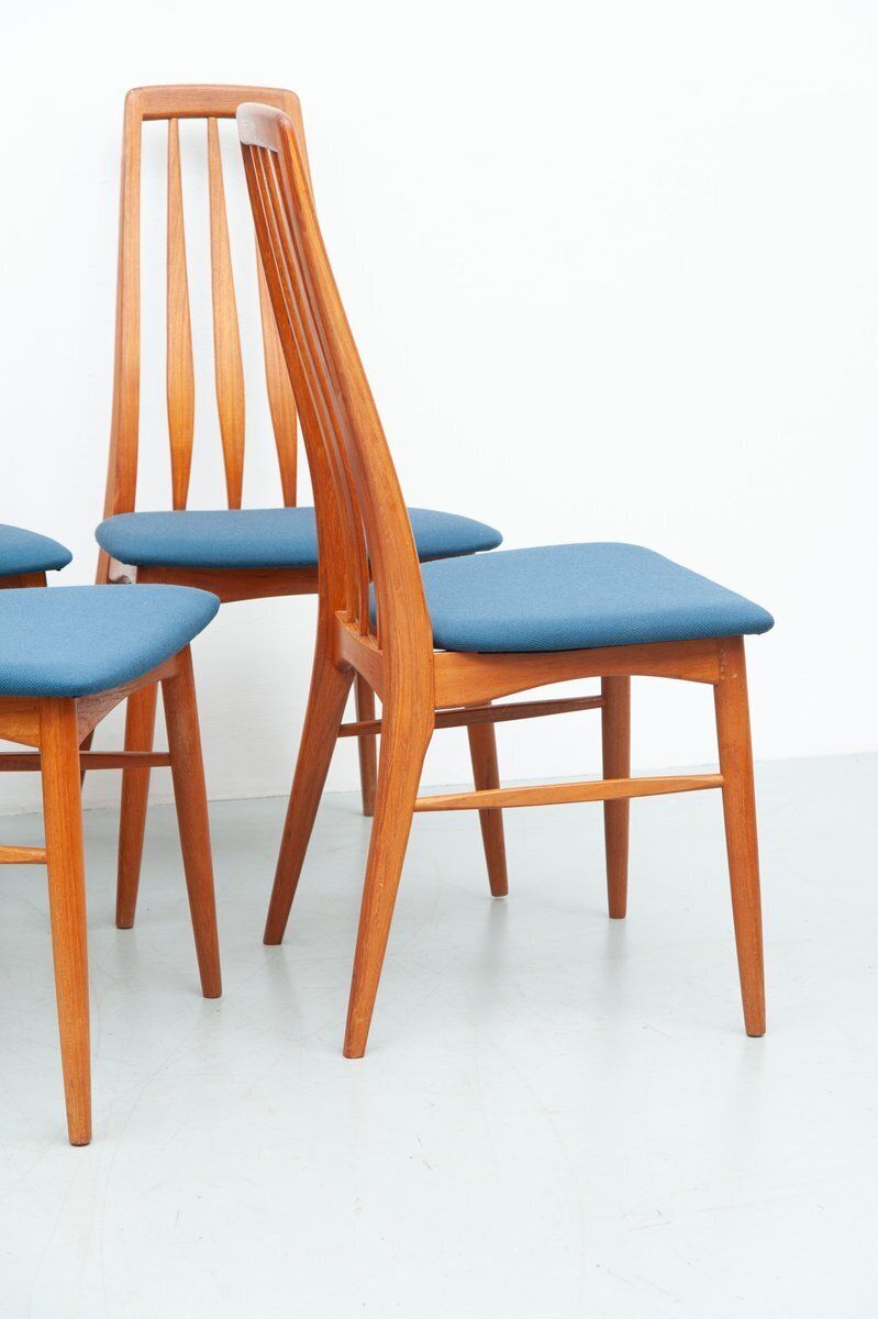 Eva Chairs In Teak By Niels Koefoed For Koefoed Hornslet, 1960s, Set Of 8 photo 2906.0