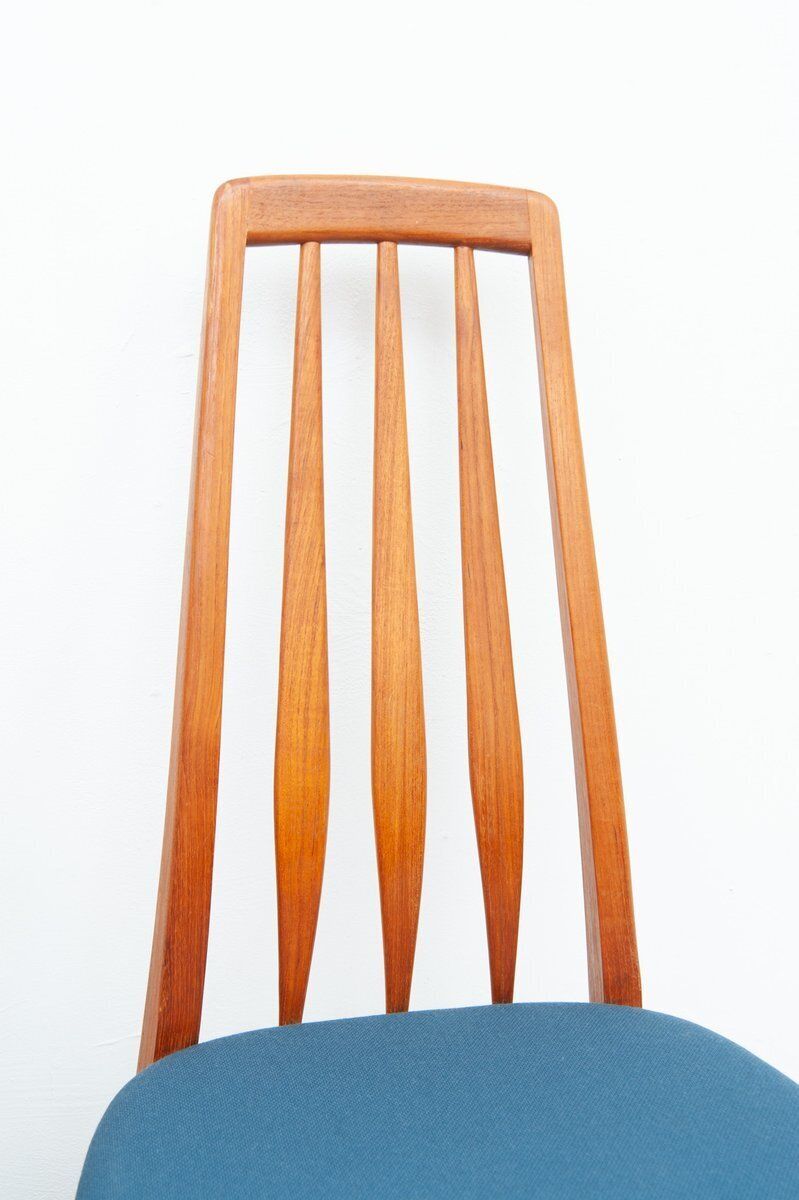 photo for sale Eva Chairs In Teak By Niels Koefoed For Koefoed Hornslet, 1960s, Set Of 8
