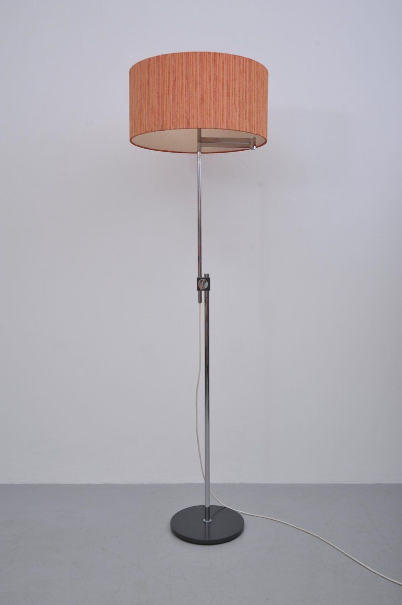 Height Adjustable Floor Lamp From Kaiser Leuchten, 1960s photo vintage