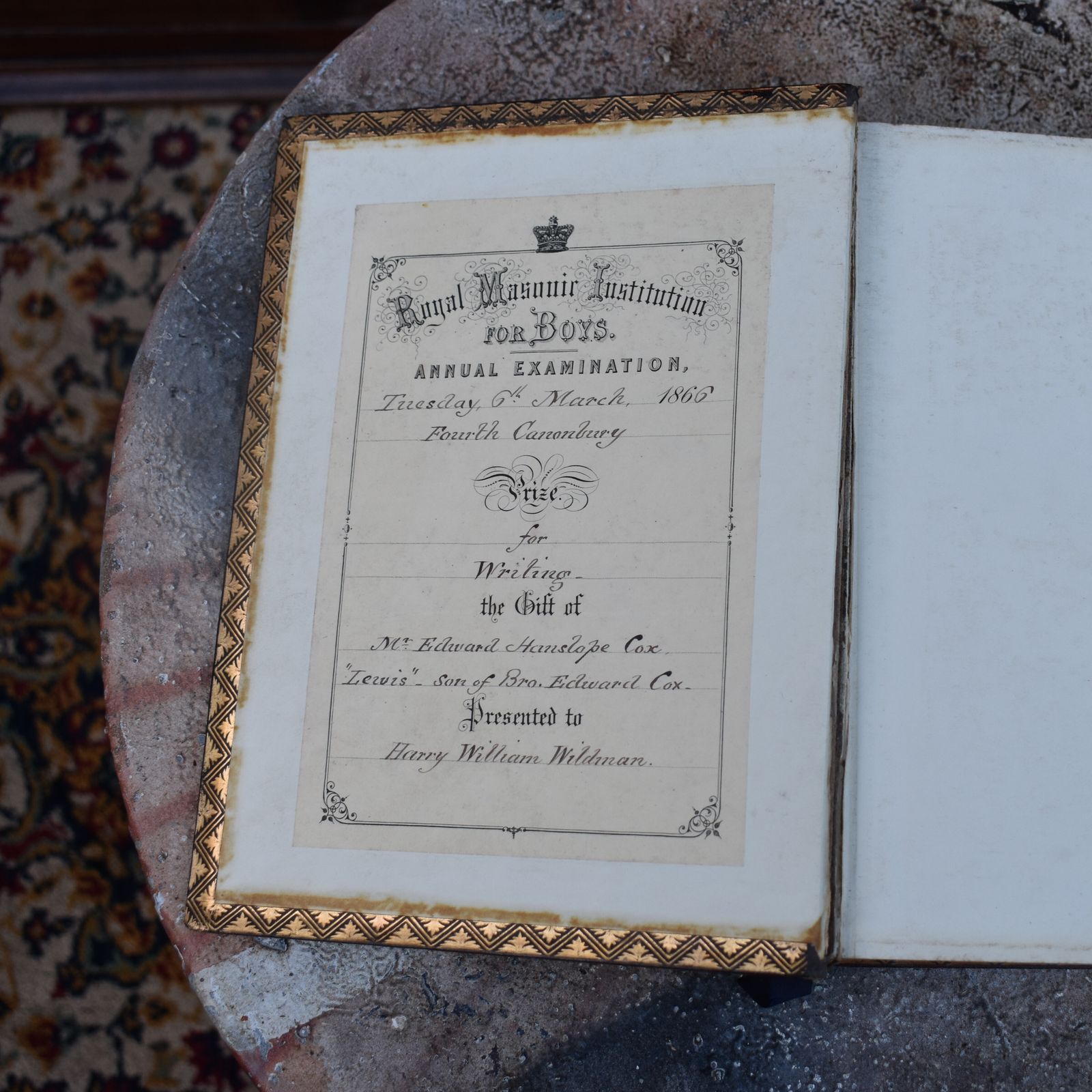 Antique 1864 Robinson Crusoe By Daniel Defoe Routledge London Fine Leather Book photo Home Decor