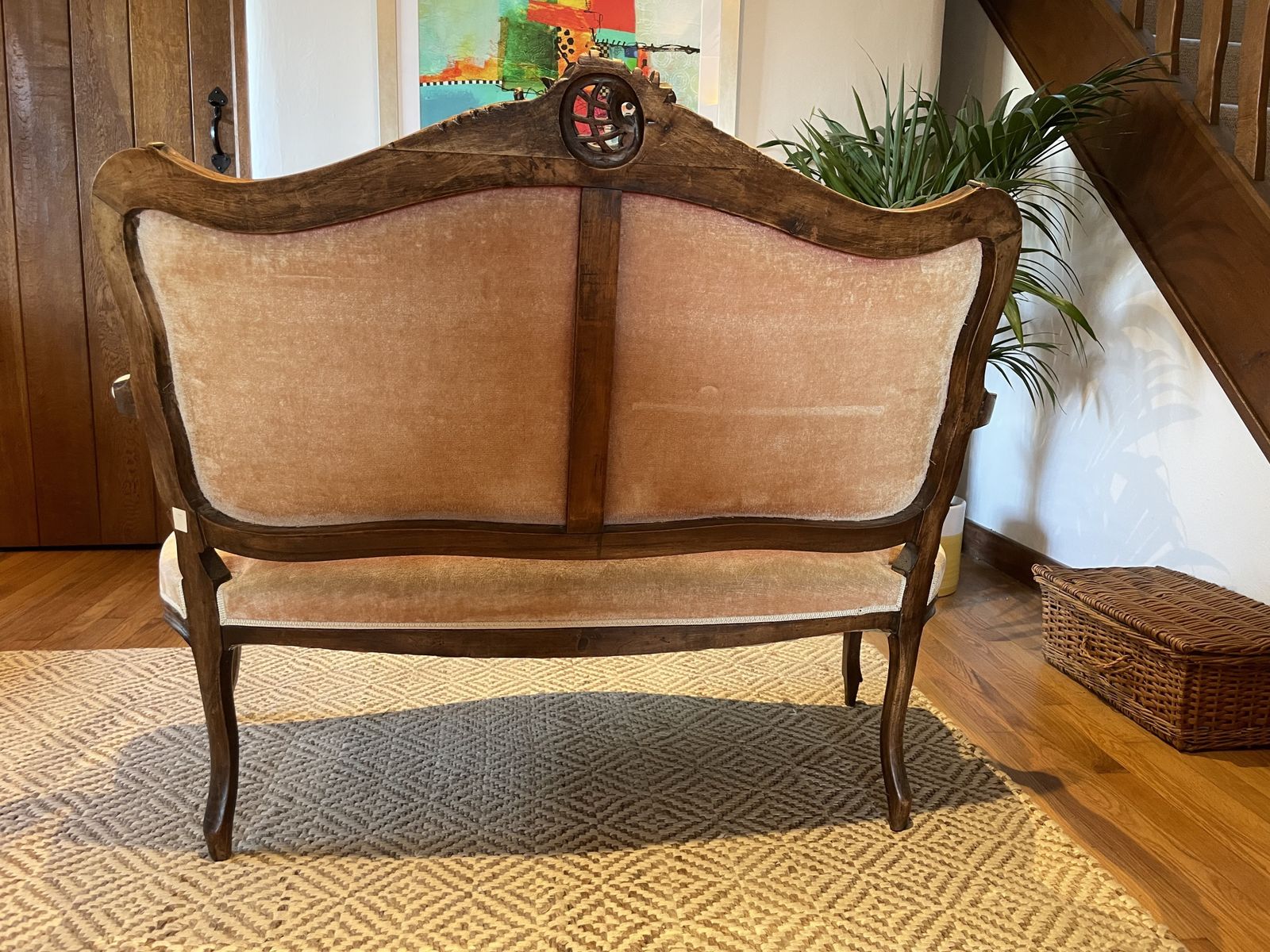 Furniture Antique French 2 Seater Sofa, 18th Century And Earlier photo