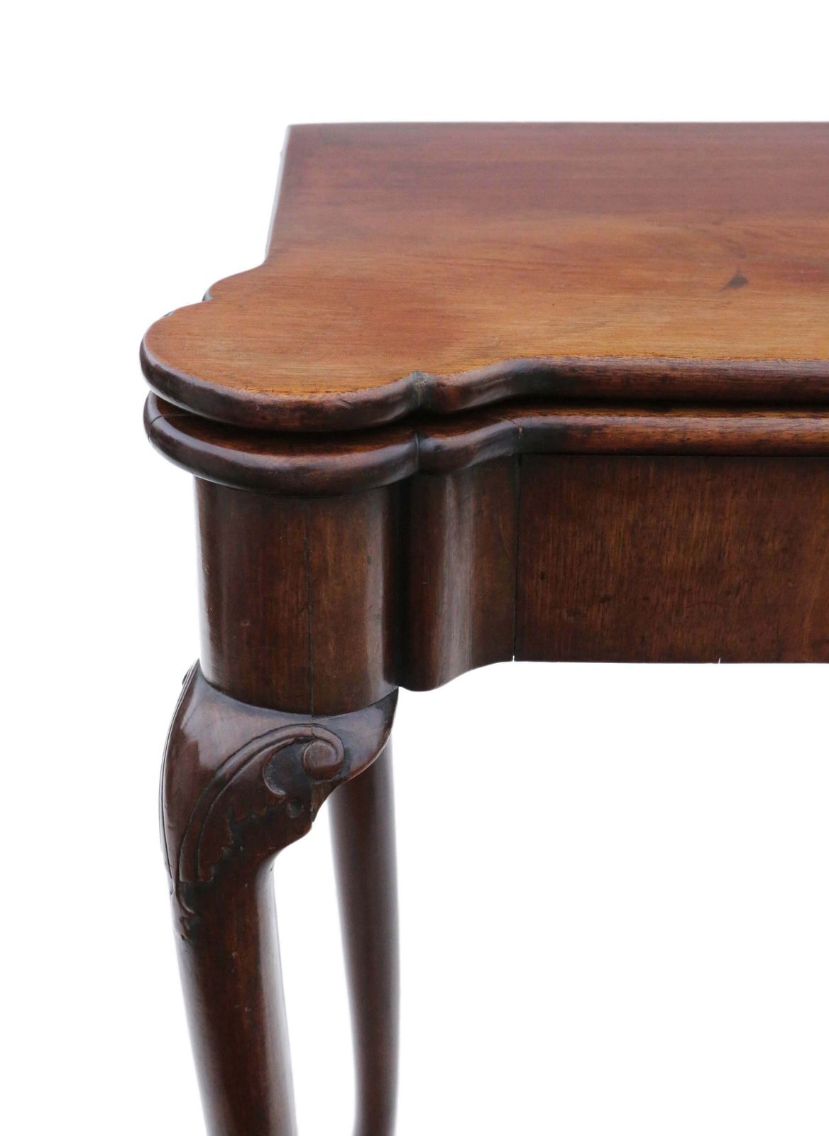 photo for sale Antique Georgian George II Mahogany Folding Card Or Tea Table   C1750 Quality Furniture