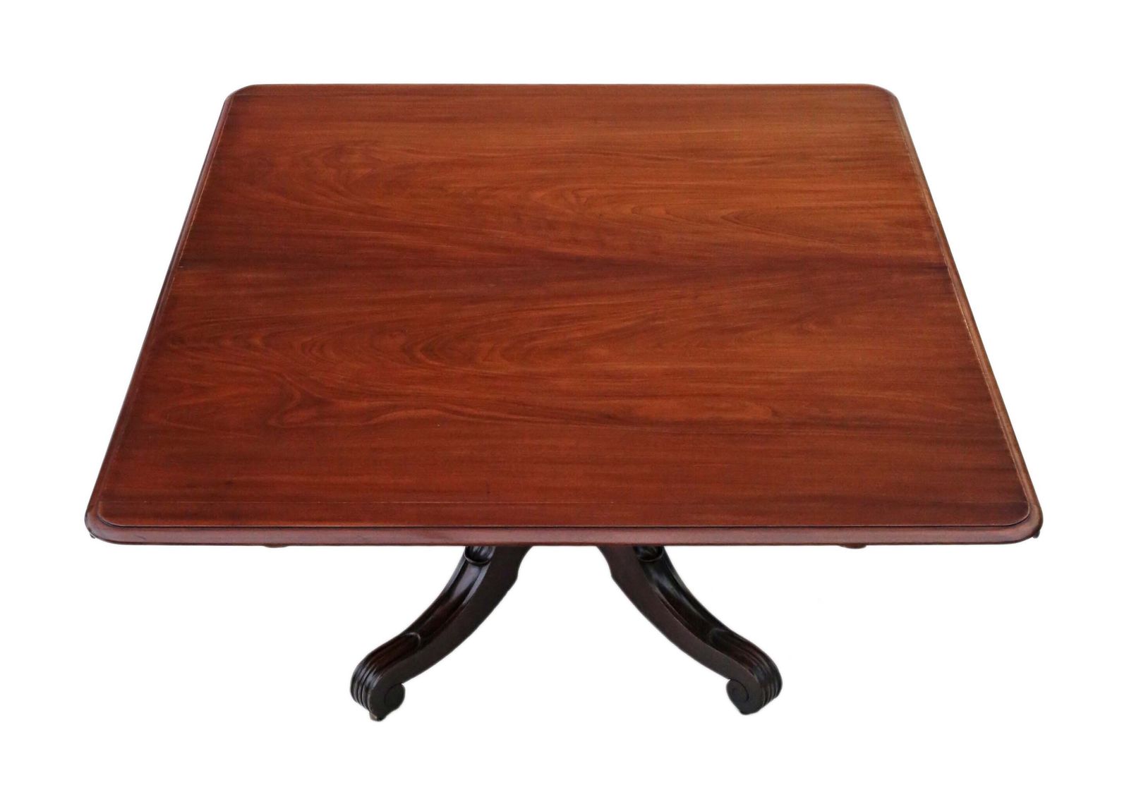 Antique 19th Century Large Cuban Mahogany Dining Table By James Mein  Fine Quality photo for sale
