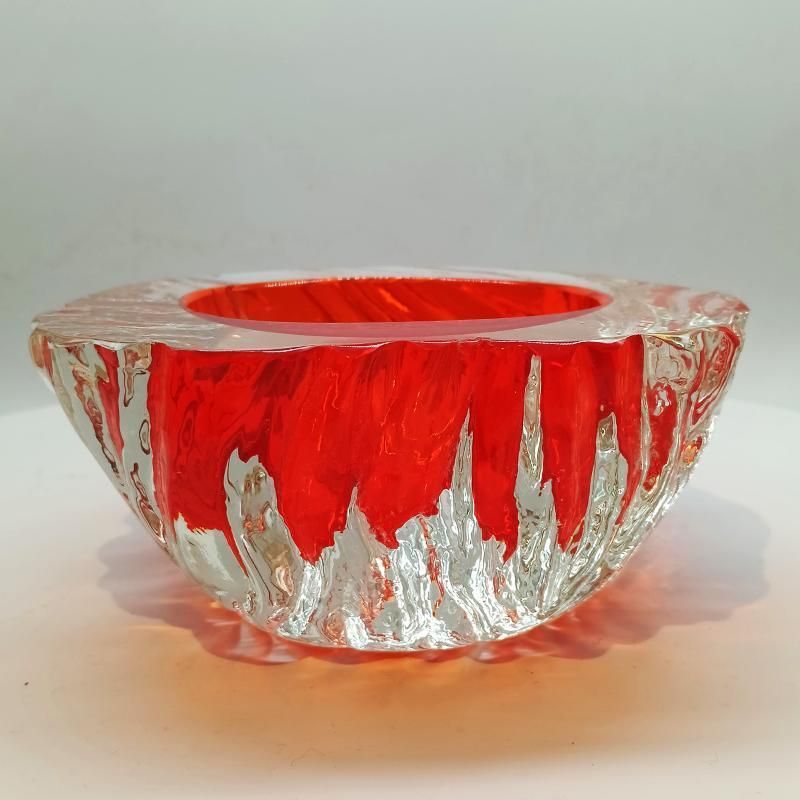 1960s Big Geode   Ashtray Or Catch All In Murano Glass Hand Made By Flavio Poli For Seguso. Made In Italy photo furniture