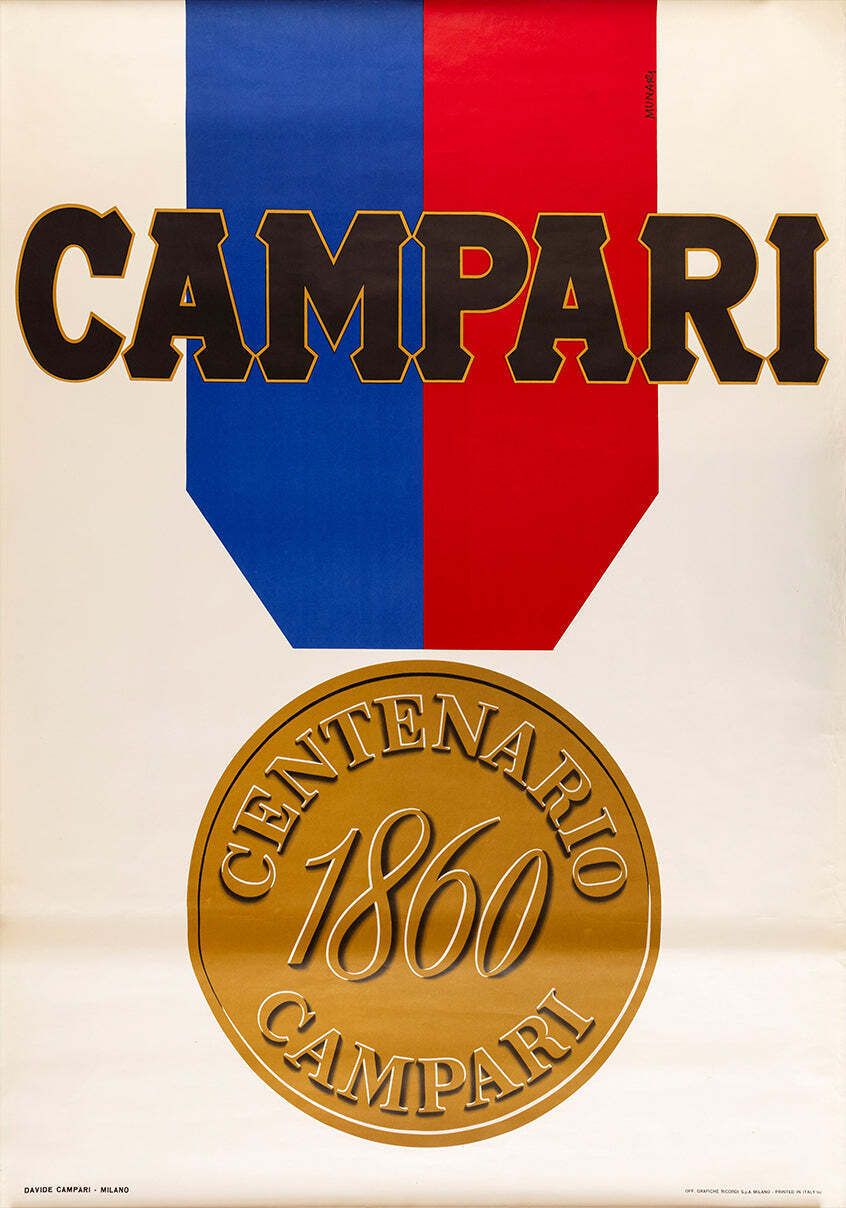 Campari Centenario , " Original Vintage Poster"