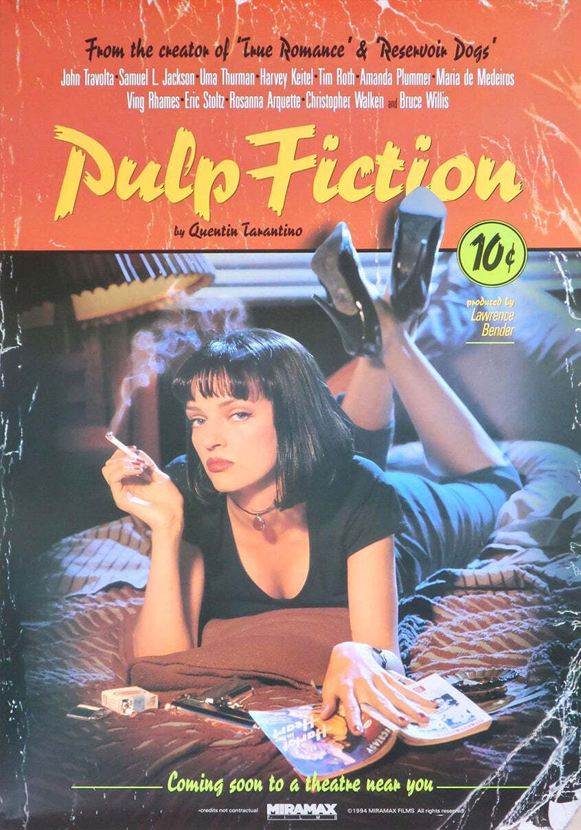 Pulp Fiction , " Original Vintage Poster"