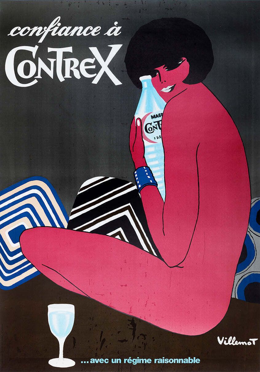 Contrex   Villemot ,  " Original Vintage Poster"