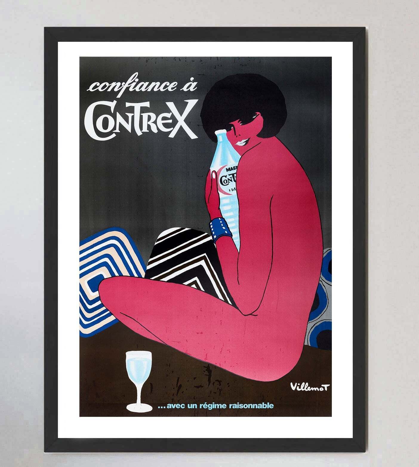 Contrex   Villemot ,  " Original Vintage Poster" photo furniture