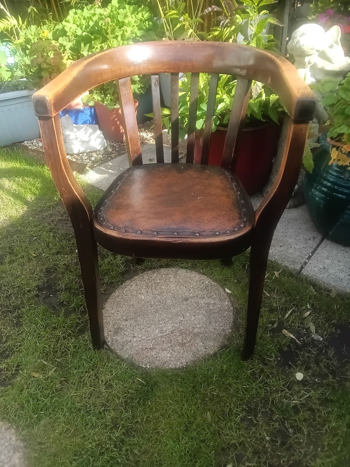 Original Fischel Bentwood Desk Chair.