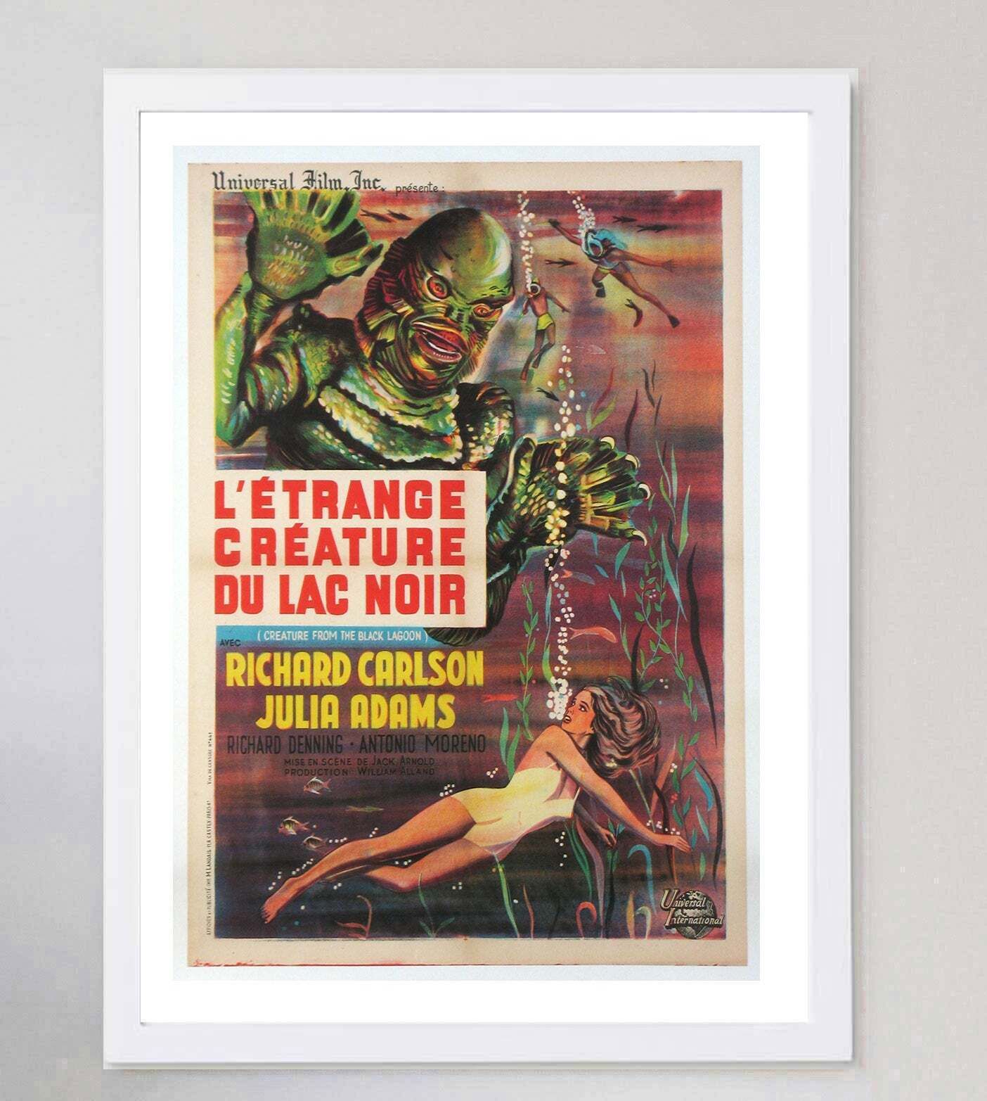 Creature From The Black Lagoon (French) Original Vintage Poster photo for sale