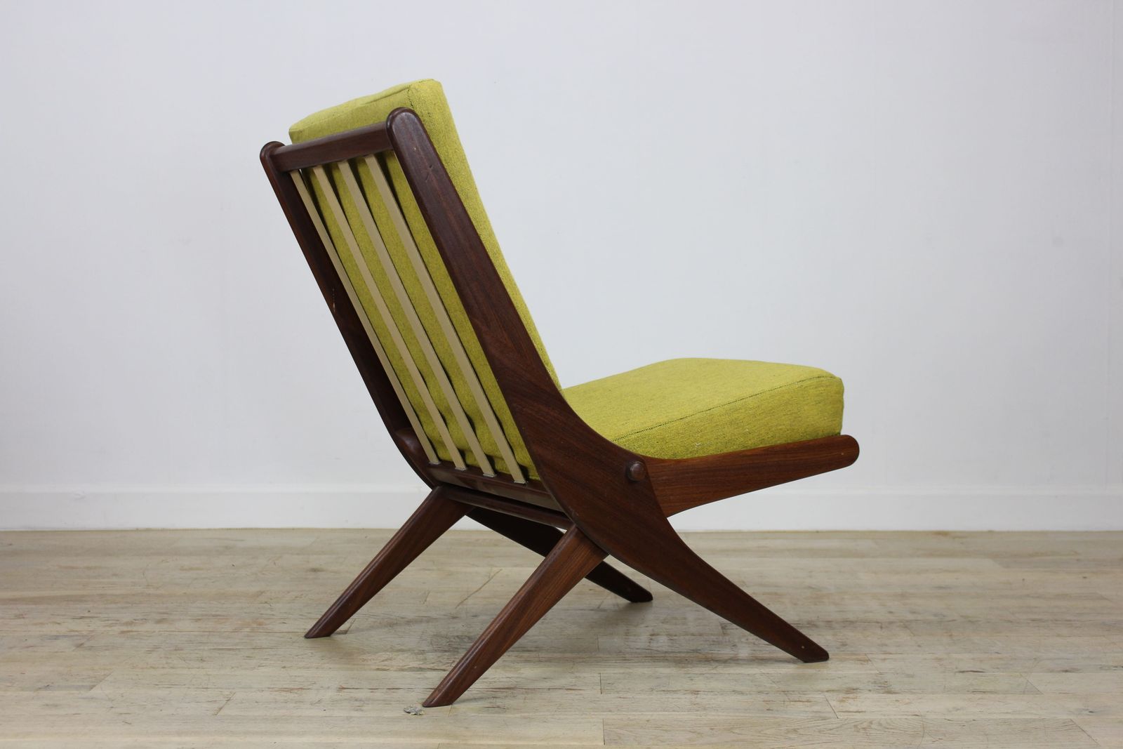 Unusual British Teak Scimitar Chair By Reyway photo Furniture