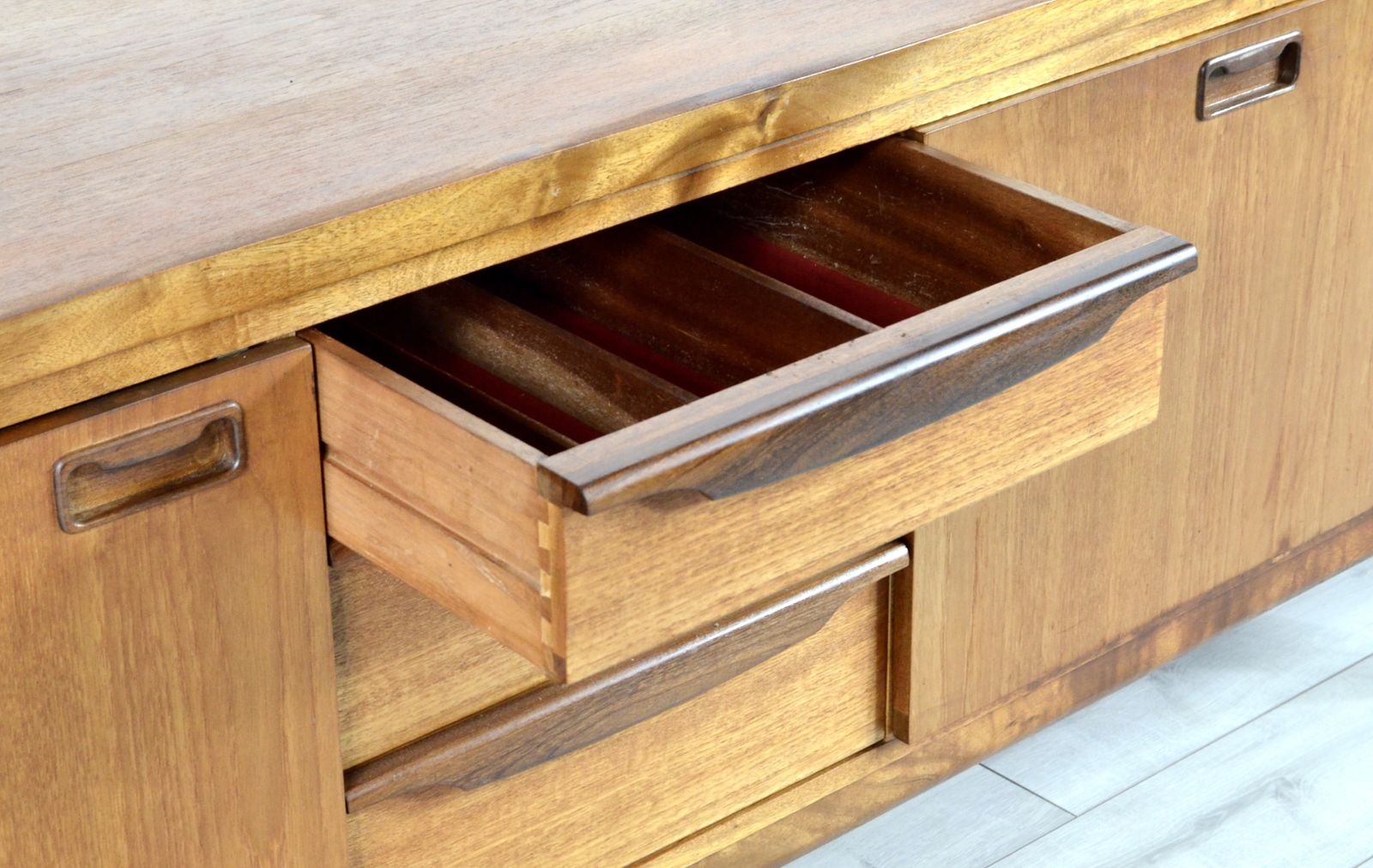 Midcentury Greaves & Thomas Teak And Afromosia Sideboard / Long John. Vintage Modern / Danish Style. photo furniture