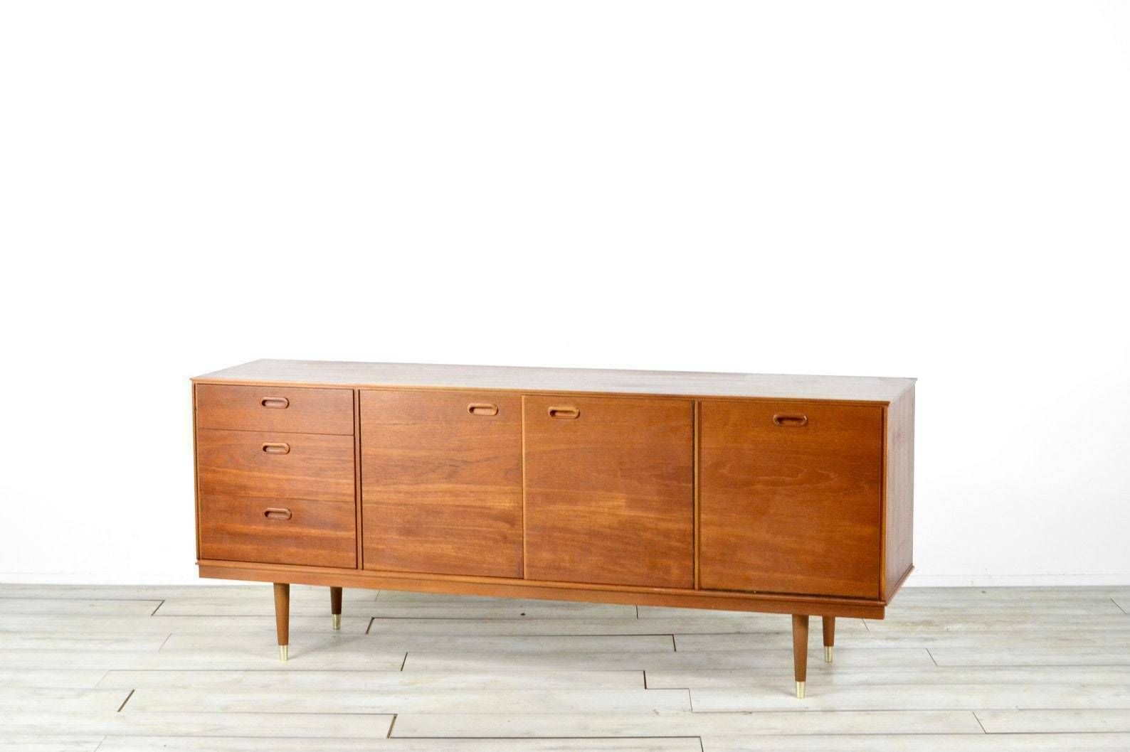 Midcentury Avalon Teak Sideboard Vintage Modern Retro Danish Style