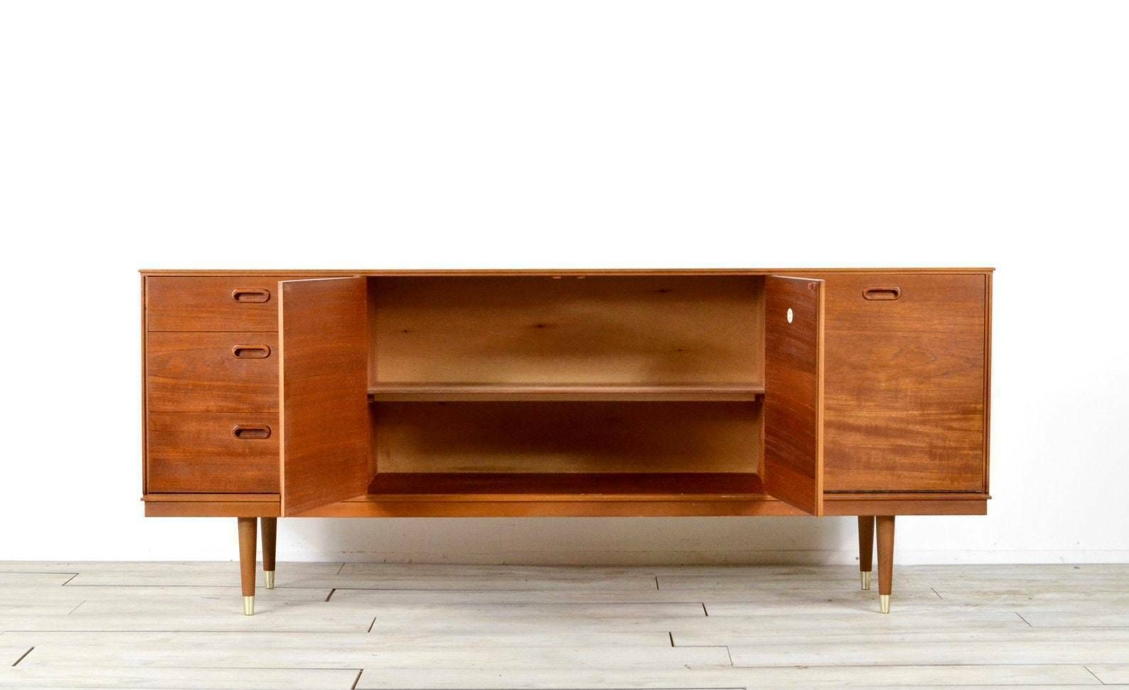 Midcentury Avalon Teak Sideboard Vintage Modern Retro Danish Style photo 1399.0