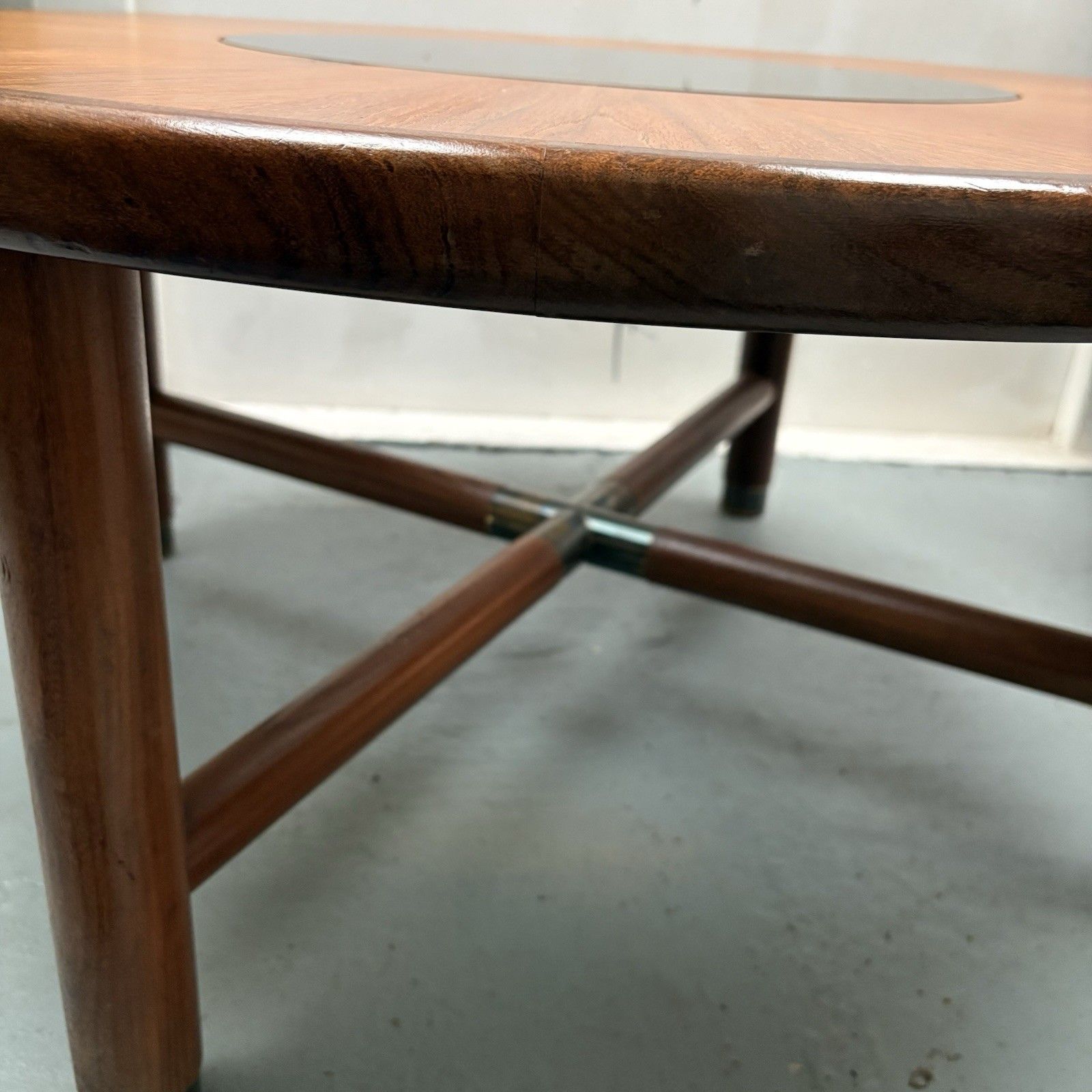 G Plan Victor Wilkins Mid Century Modern Teak & Brass Coffee Table Vintage 60s photo 345.0