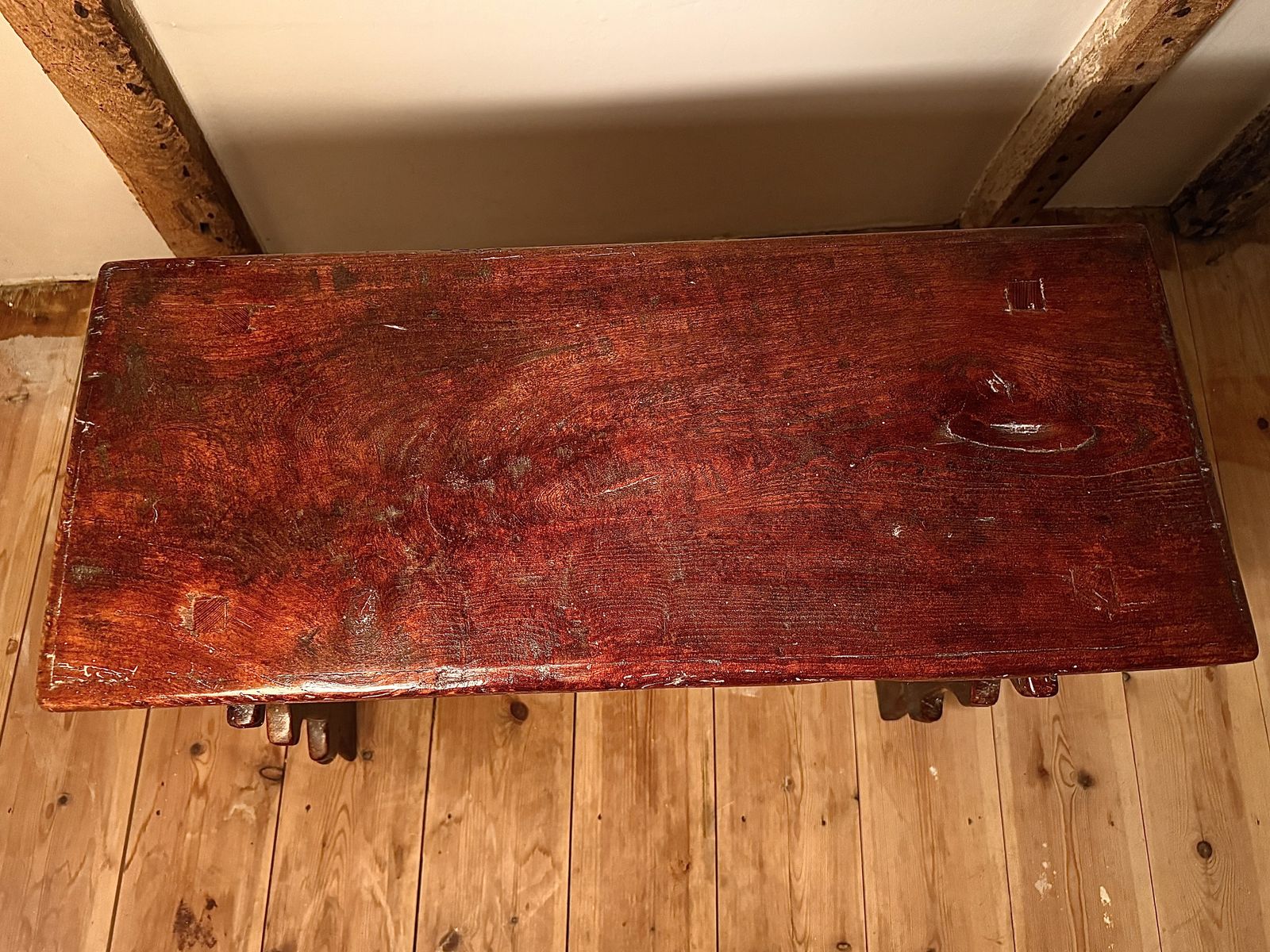 Rare 16th Century Elm Boarded Stool From The Reign Of Henry VIII photo Furniture