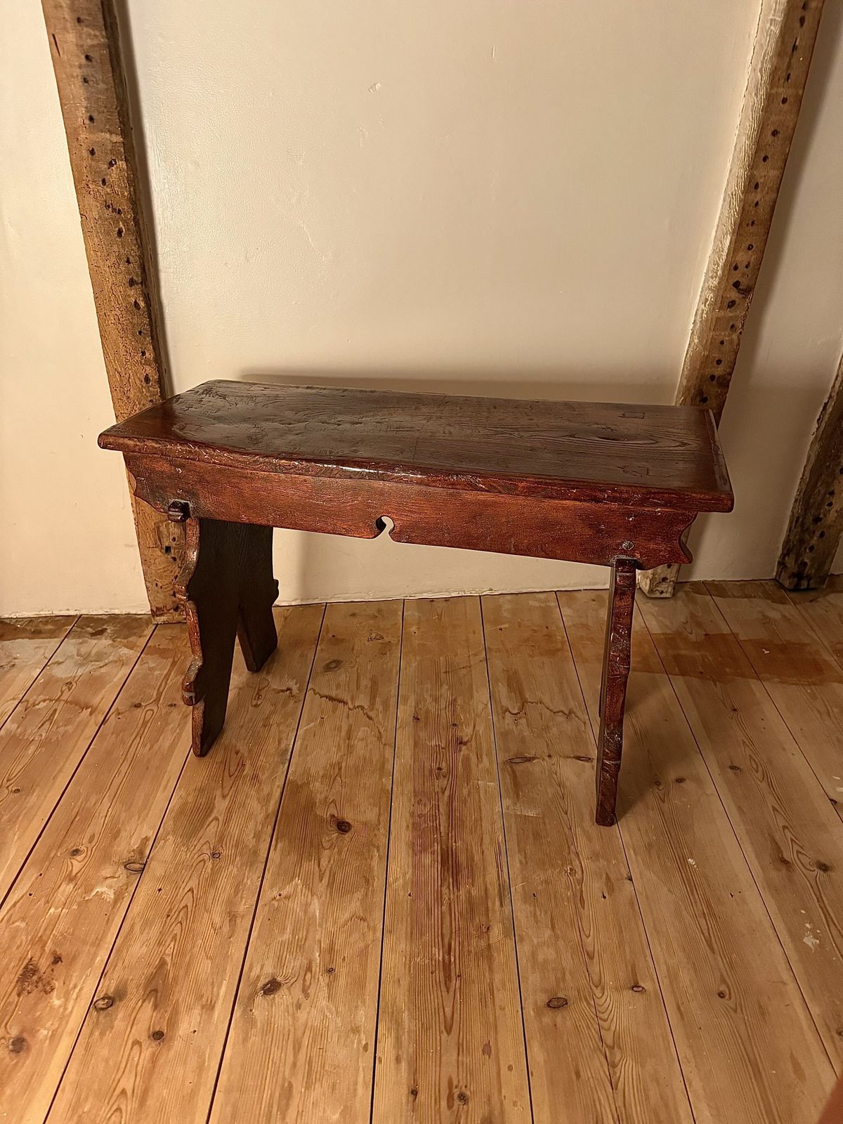 Rare 16th Century Elm Boarded Stool From The Reign Of Henry VIII photo 6250.0
