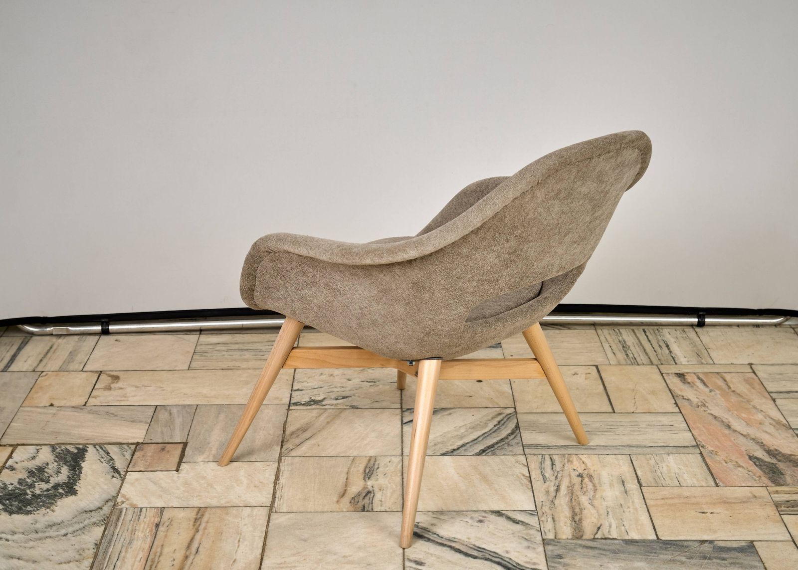 Shell Lounge Chair By Miroslav Navratil, 1960s, Czechoslovakia photo Furniture