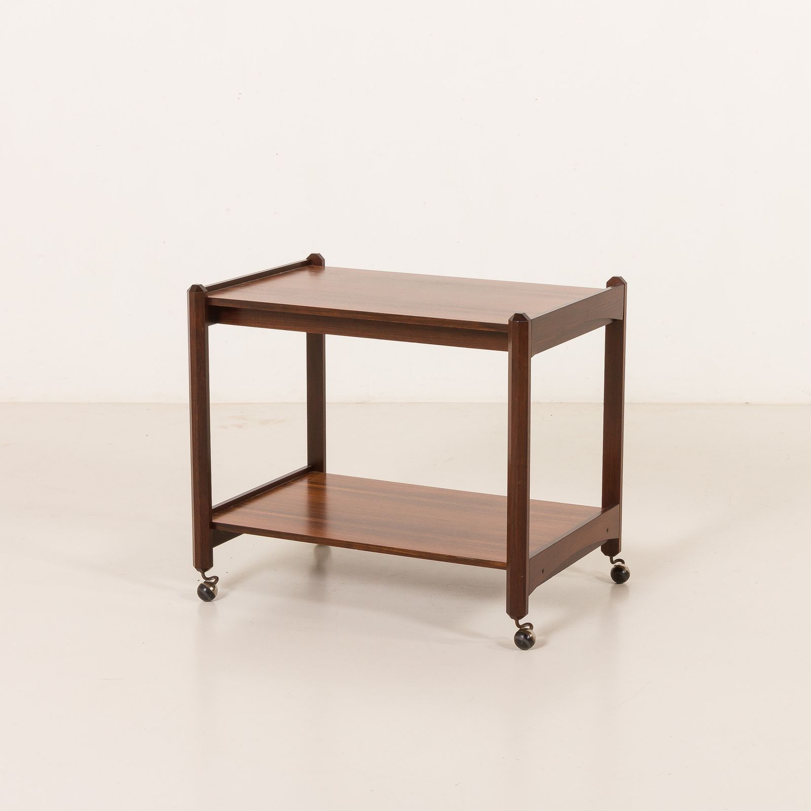 Italian Mid Century Bar Trolley, Serving Cart In Rosewood, 1960s photo furniture