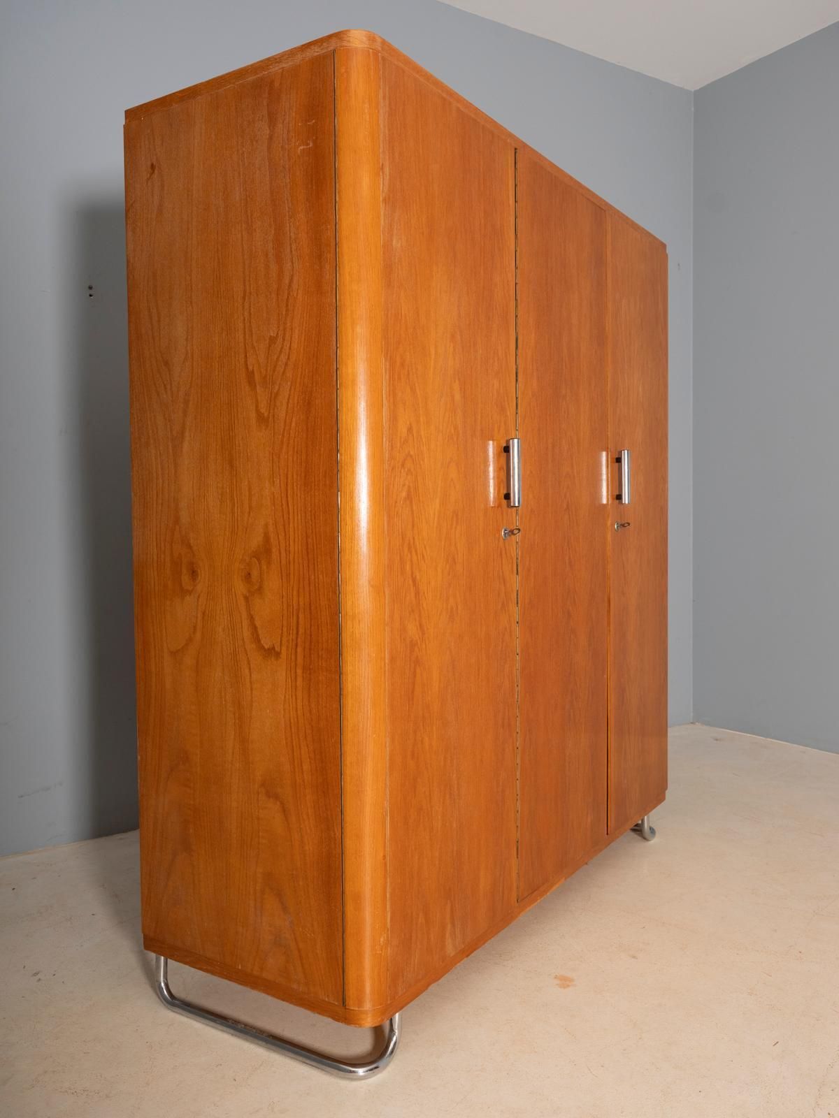Wardrobe Cabinet, Vichr & Spol., 1930s, Czechoslovakia photo Furniture