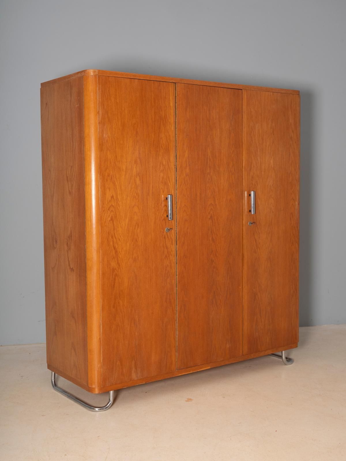 Furniture Wardrobe Cabinet, Vichr & Spol., 1930s, Czechoslovakia photo