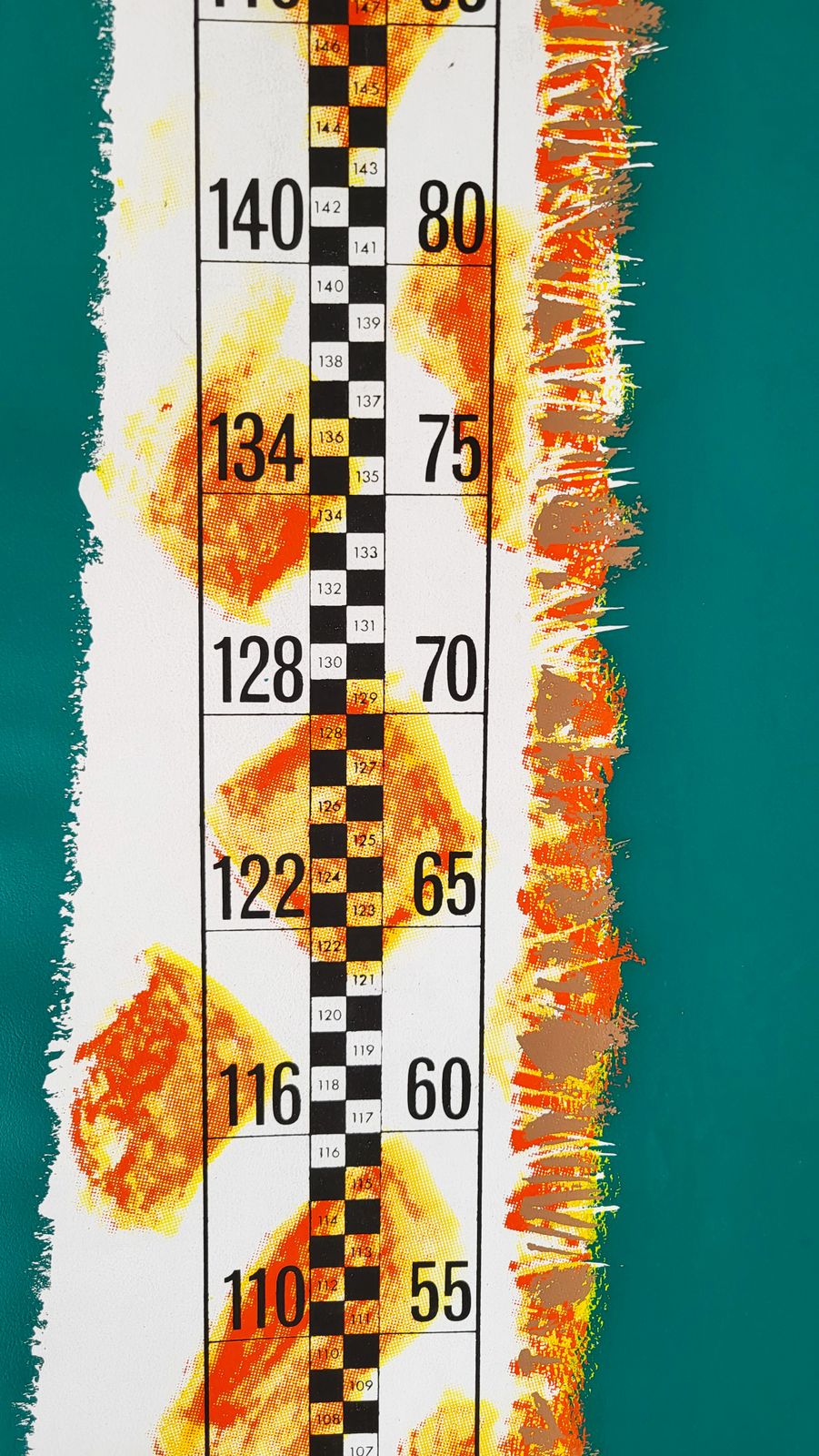 Mid Century Children's Height Chart, "Giraffe", Czech Republic, 1960s photo buy