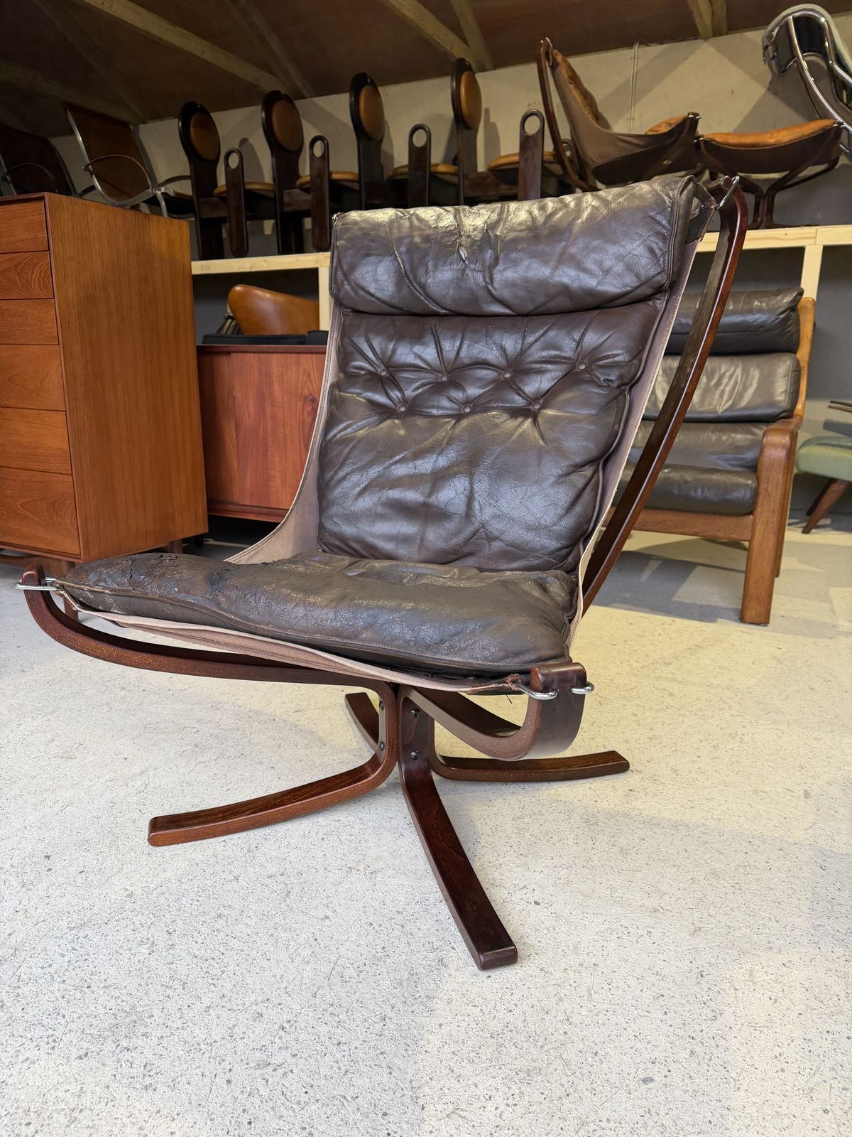 Mid Century Falcon Chair By Sigurd Ressell For Vatne Mobel Norway photo Furniture