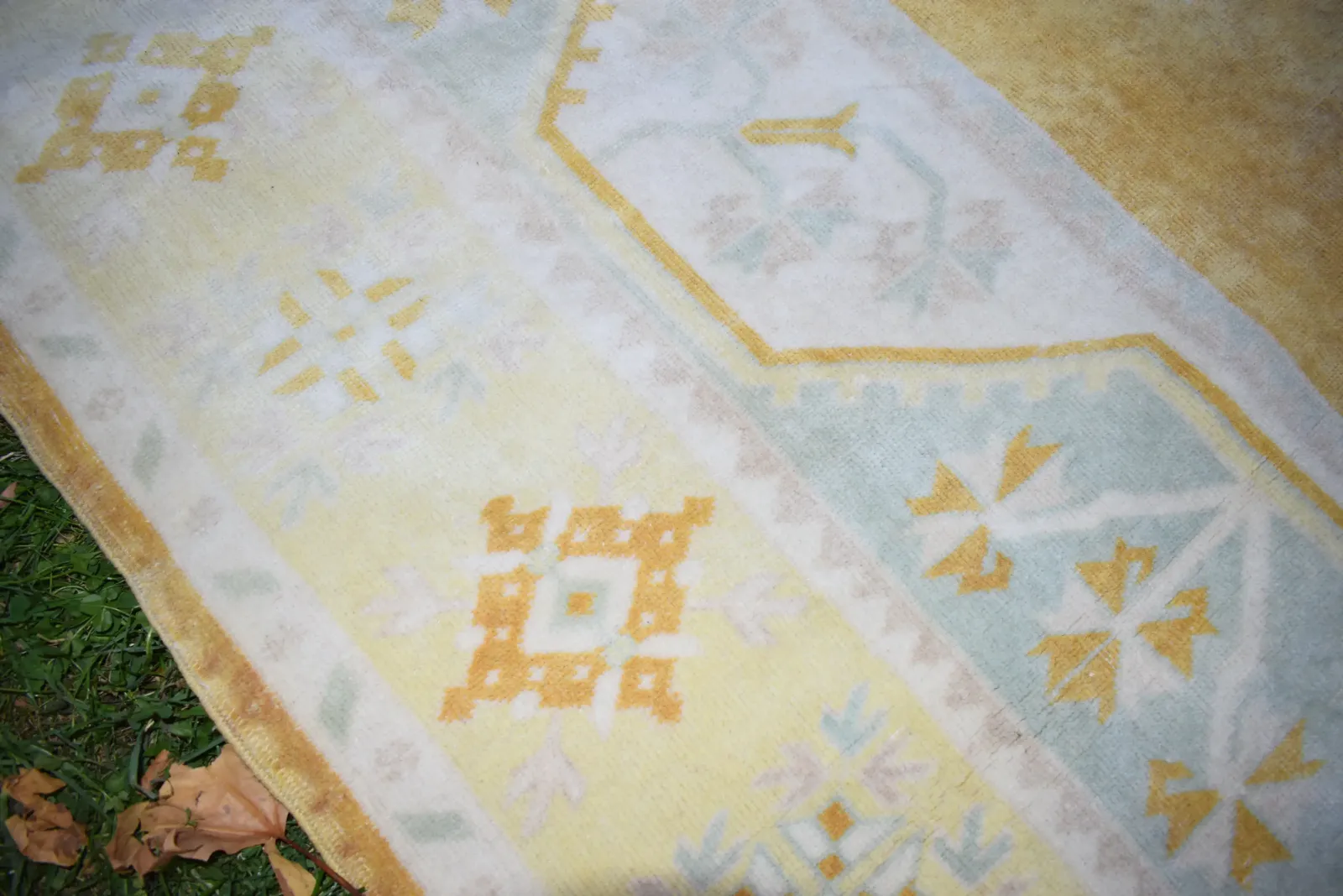 Turkish Milas Rug With Soft Color photo vintage