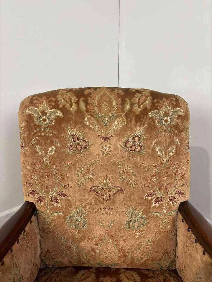 Vintage Upholstered Armchair photo for sale