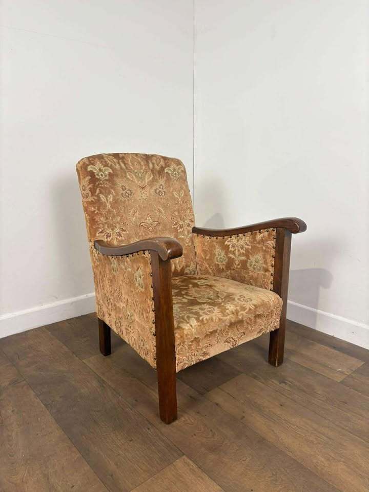 Vintage Upholstered Armchair photo buy