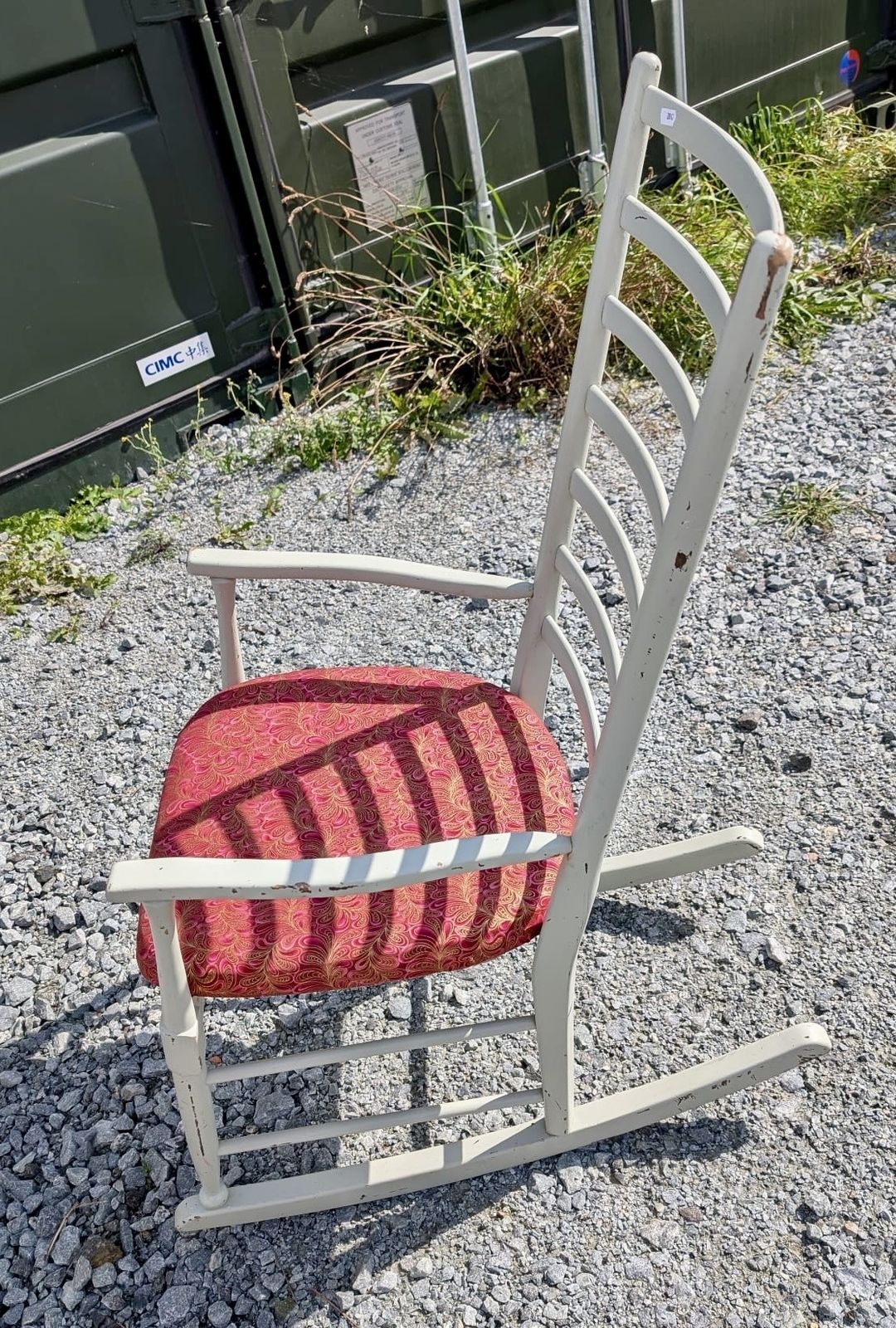 Midcentury Retro Hans Wagner Style Rocking Chair photo for sale