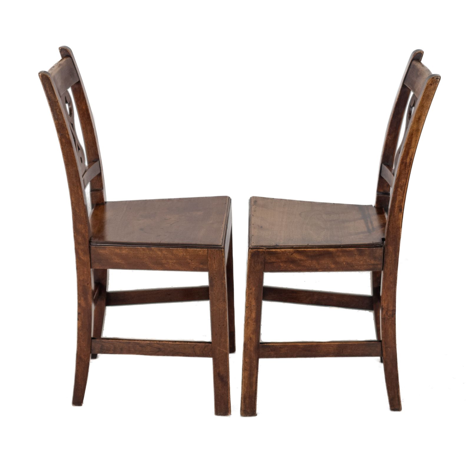 Pair Of Early 19th Century English Elm Country Chairs, Circa 1800–1820 (Georgian, George III) photo buy
