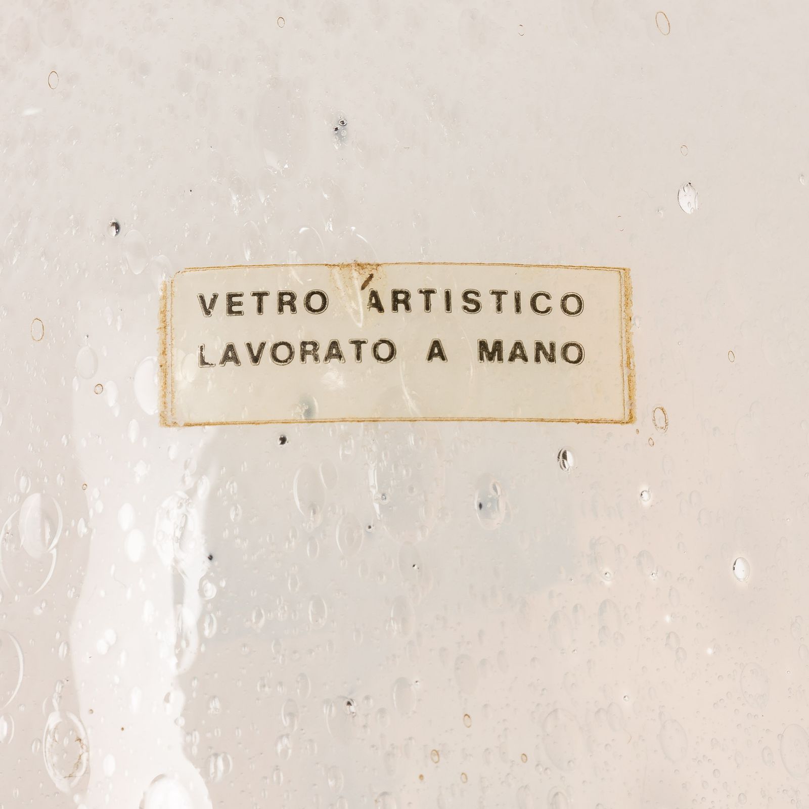 1446.0 Targetti Sankey Murano Glass Chandelier, 1970s photo