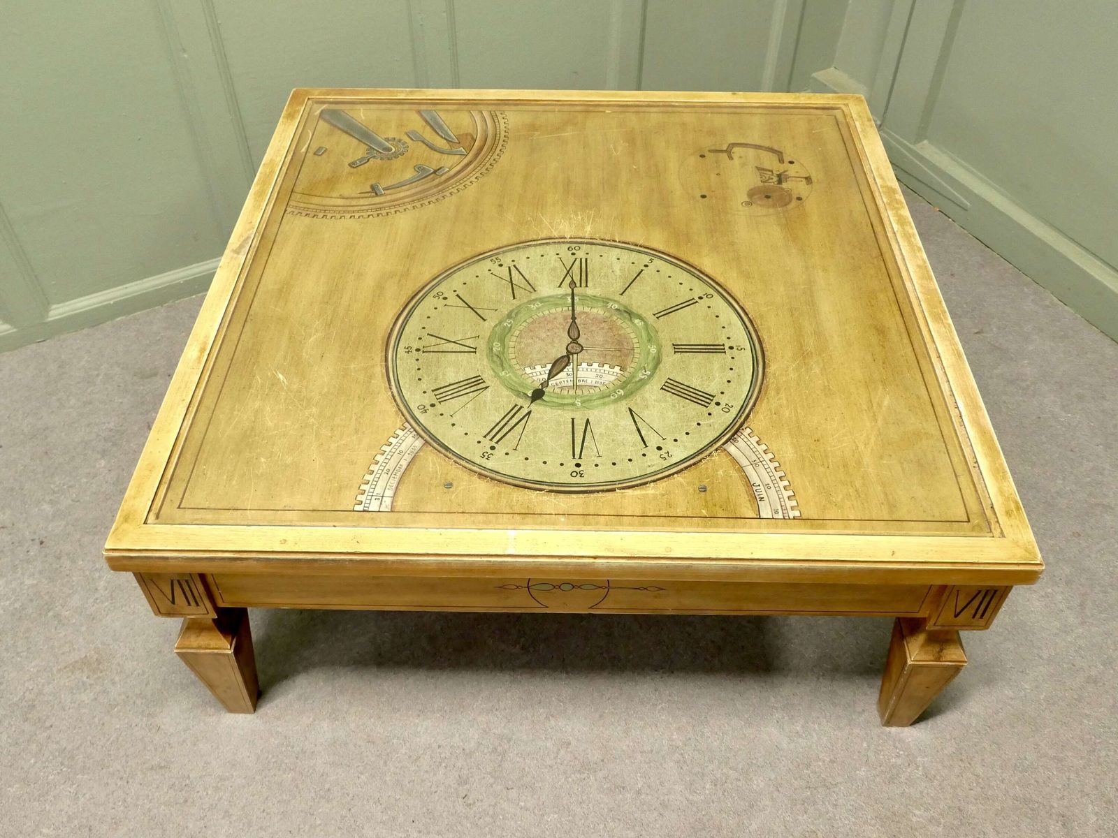 Quirky French 7 O’clock Style Coffee Table A Fun 1960s Design Coffee Table photo furniture