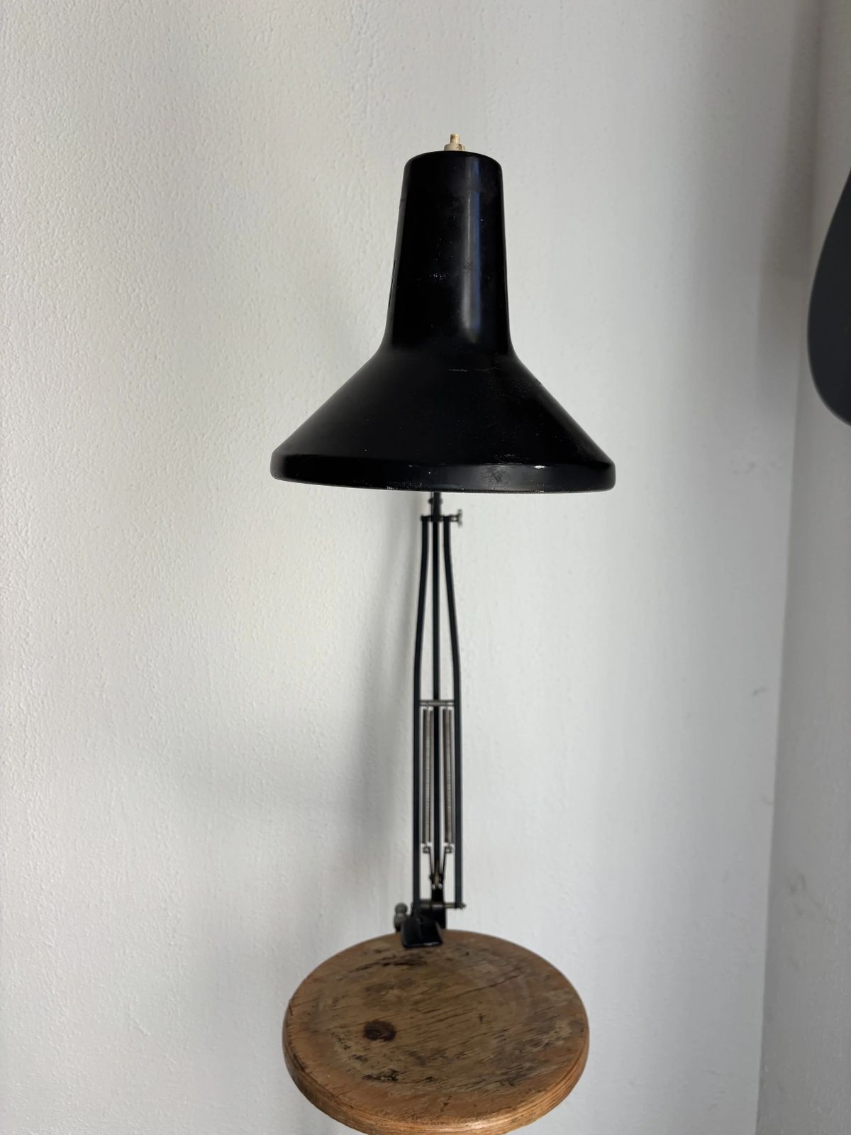 photo for sale Vintage 1960s Architect's Lamp, Luxo L1 Black Mid Century Design   80 Cm
