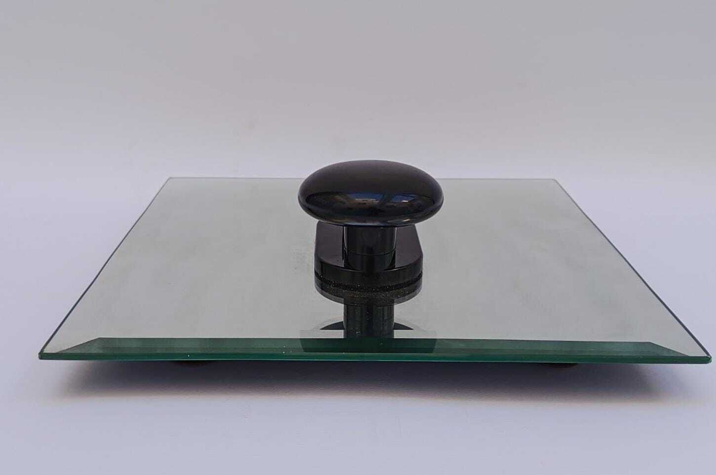 Set Of 3 Coat Hooks Designed By Carlo Bartoli Con E Con Vintage Space Age On Glass Base photo 177.0