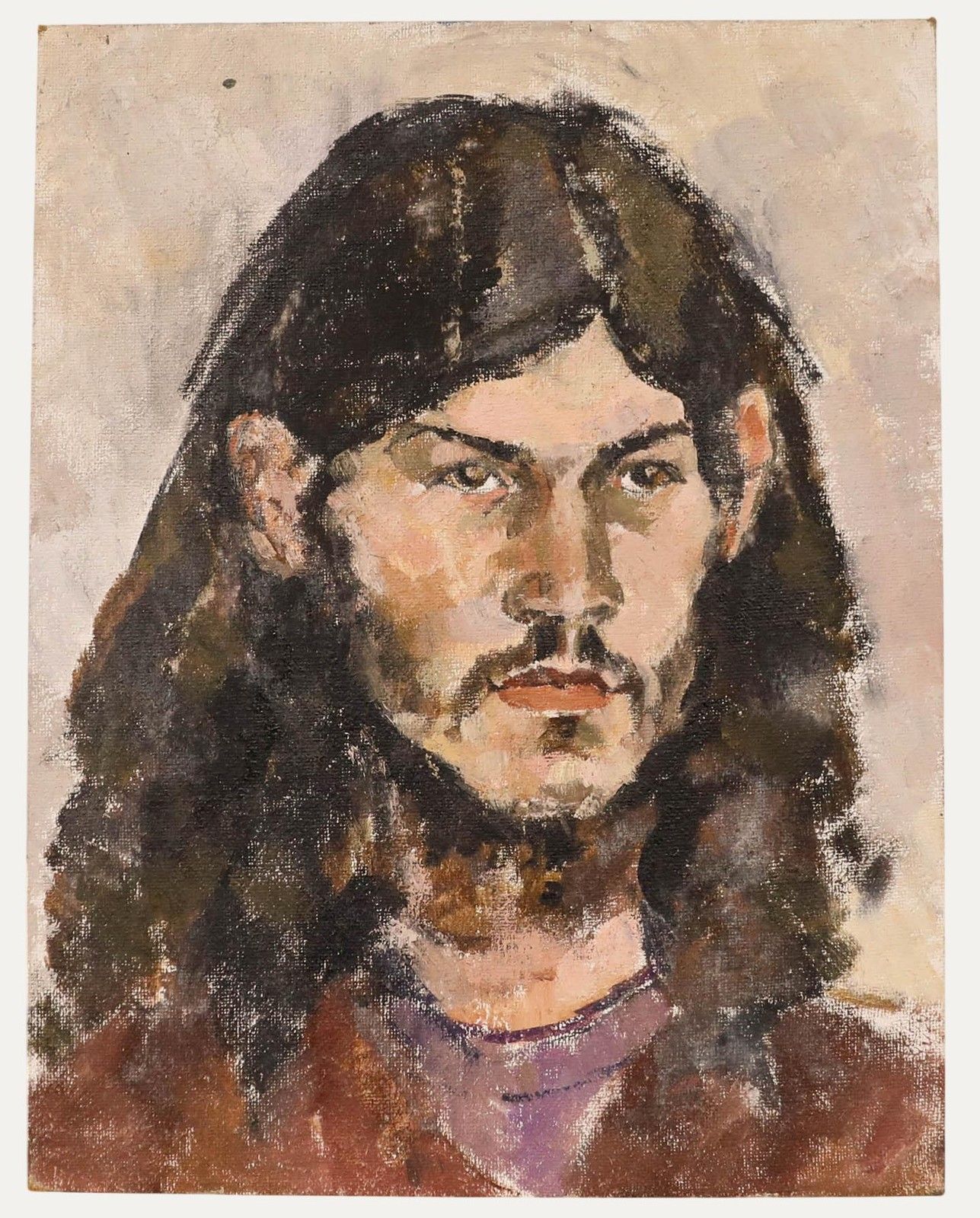 Joanne Thomson (1935 2024) 20th Century Oil, Portrait Of A Young Man