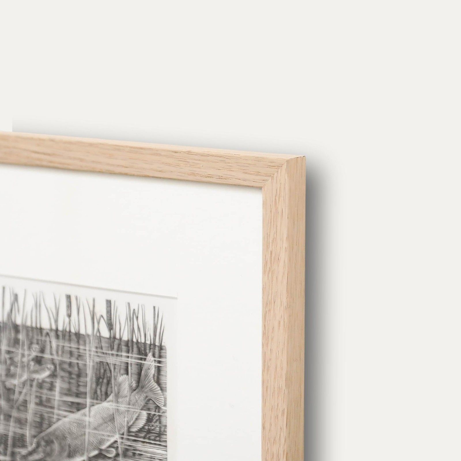 Eugene Pichell (1905 1976) Framed 1959 Wood Engraving, Amongst The Bulrushes photo 175.0