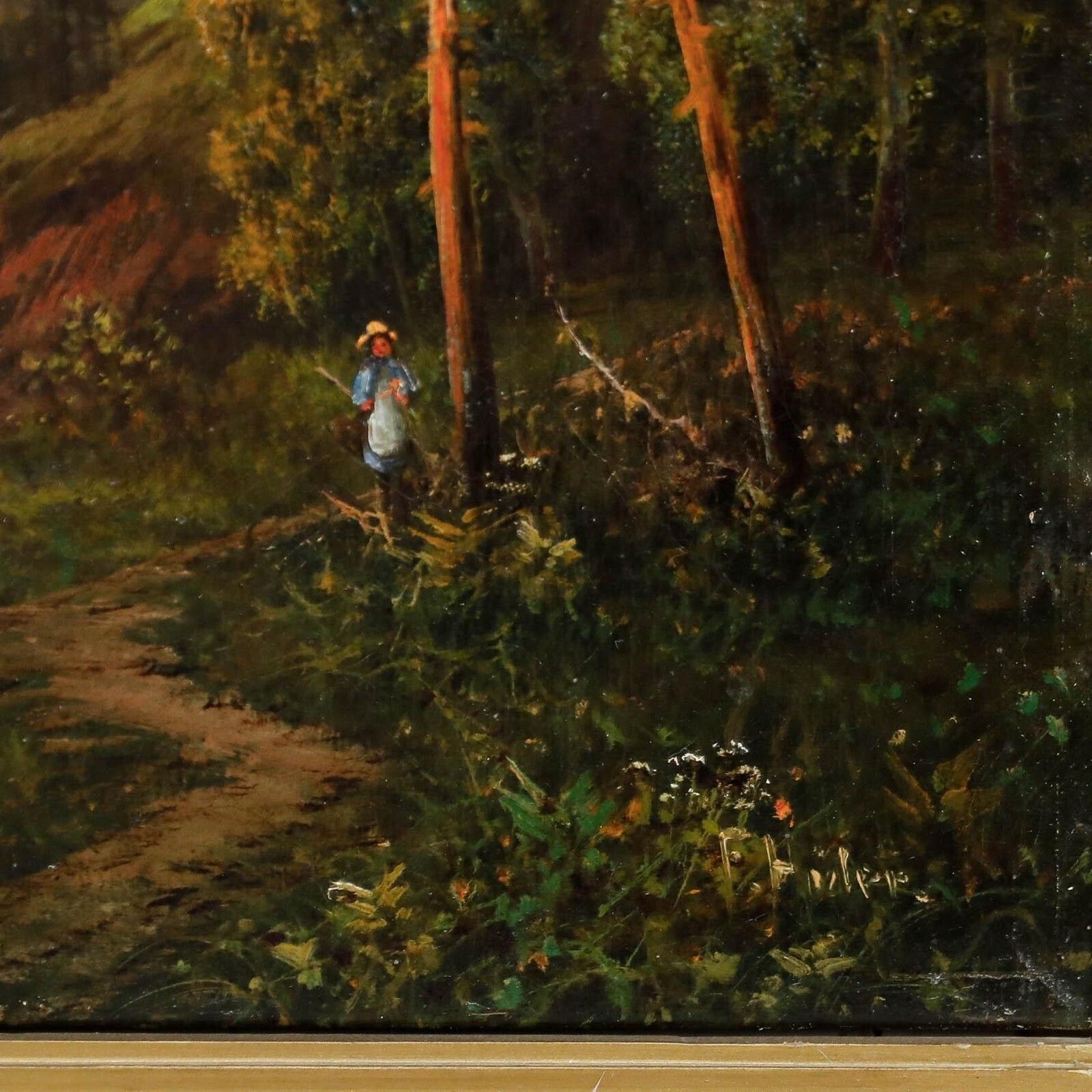Frank Hider (1861 1933) Framed Late 19th Century Oil, Fast Falls The Eventide photo vinterior