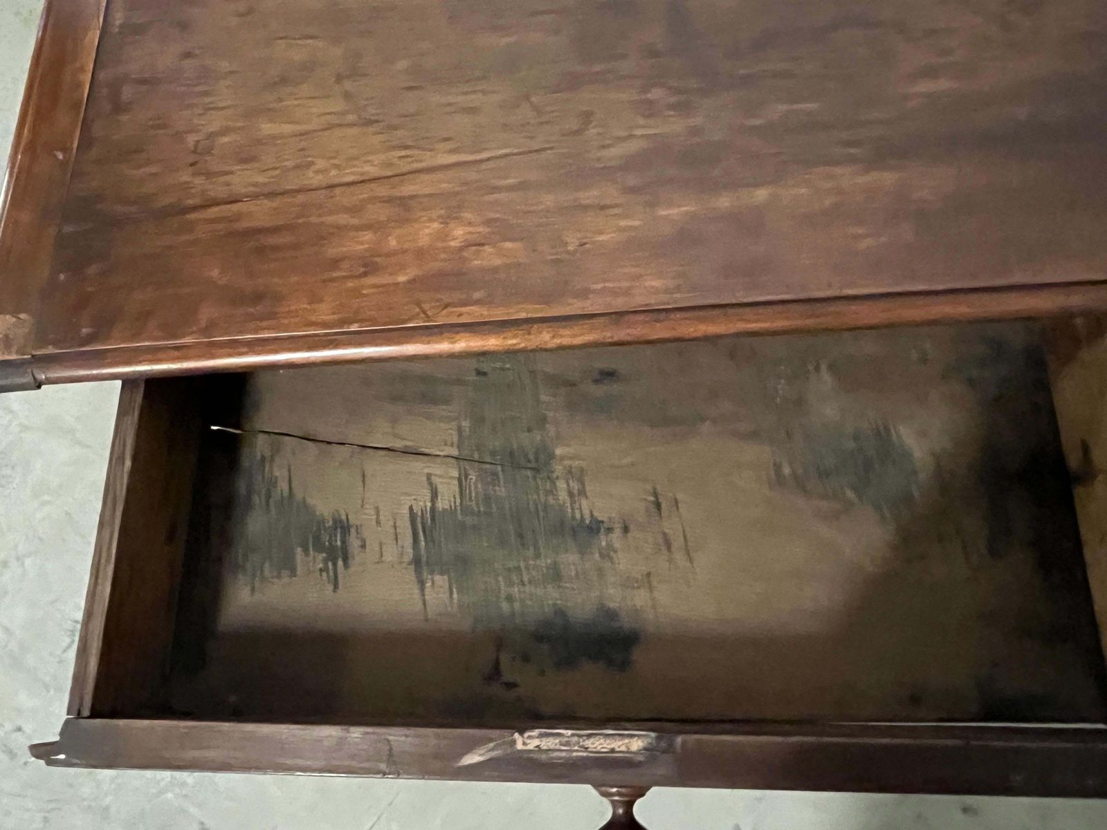 photo buy 18th Century Italian Walnut Louis XIV Side Table With Bobbin Legs