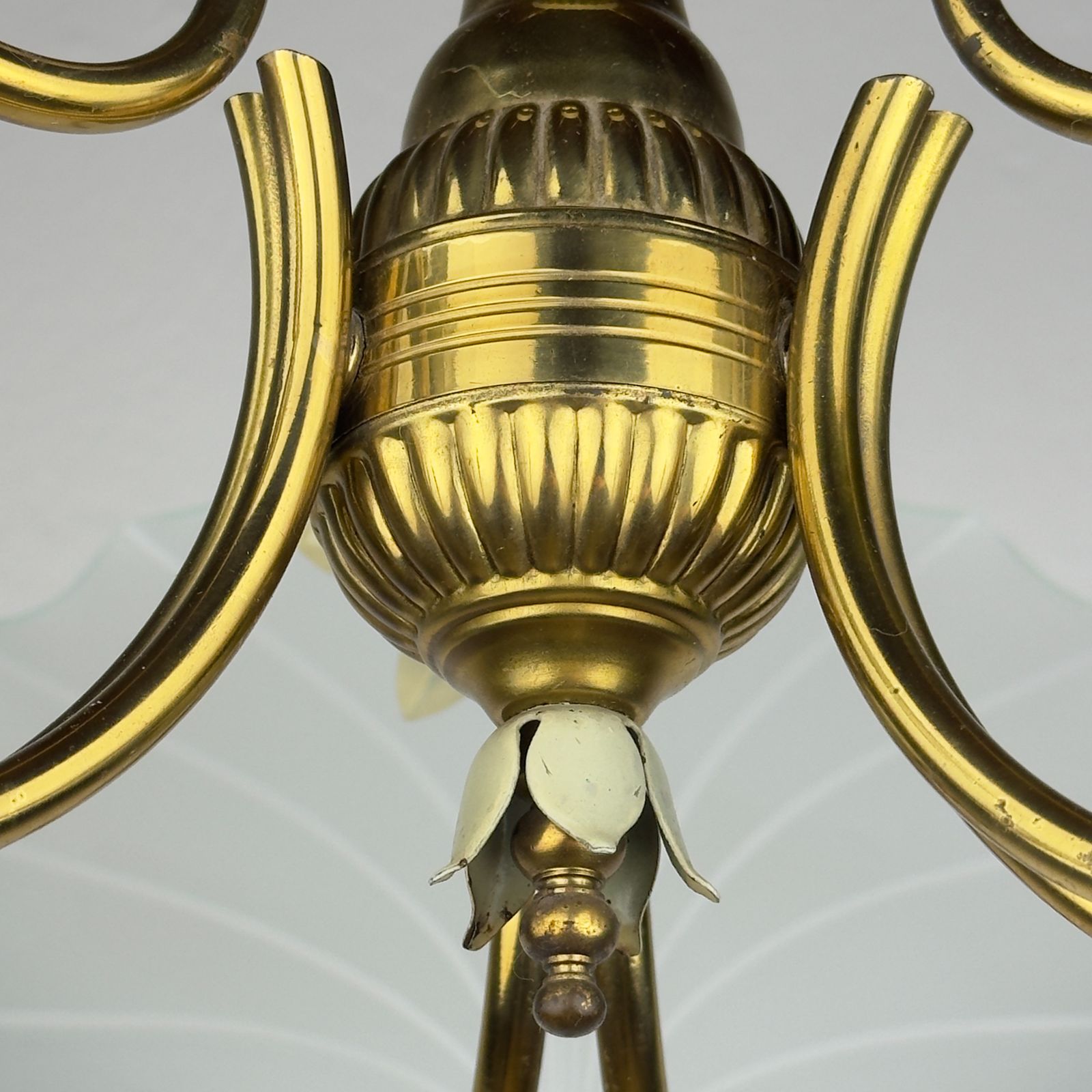Antique Chandelier, In Style Of Pietro Chiesa For Fontana Arte, Italy, 1930s photo vinterior