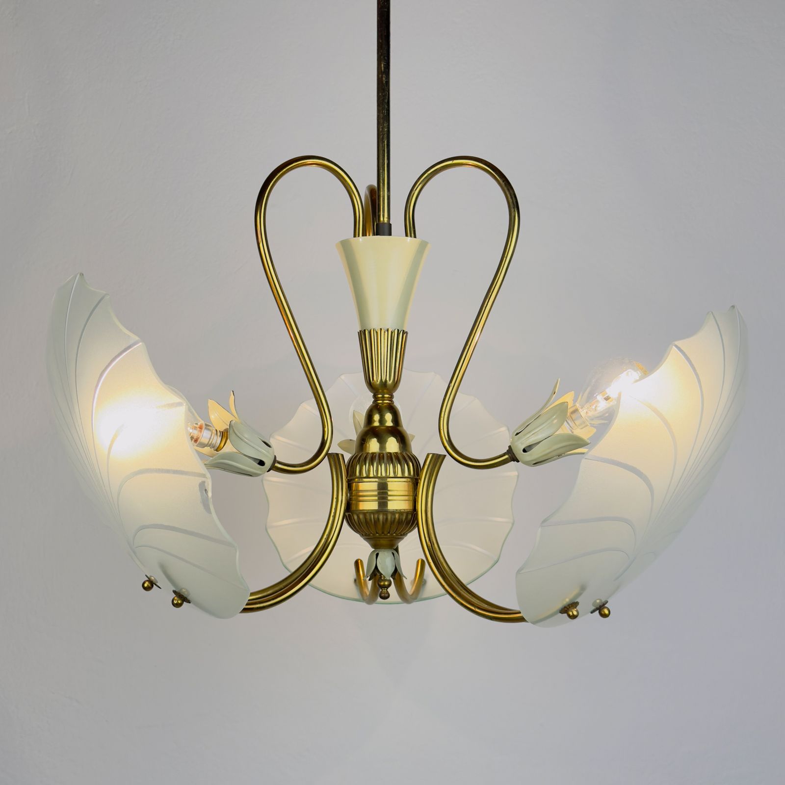 photo buy Antique Chandelier, In Style Of Pietro Chiesa For Fontana Arte, Italy, 1930s