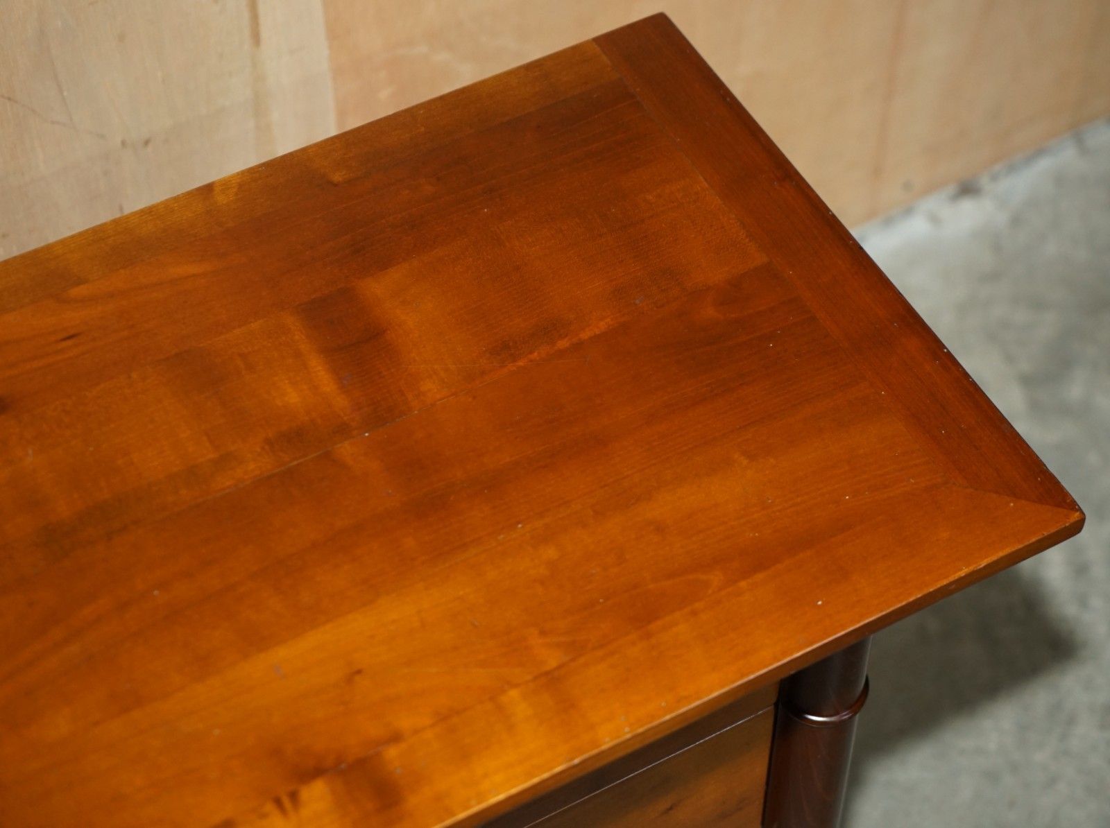 Pair Of Grange Furniture Paris France Cherrywood Nightstands Or Lamp Wine Tables photo vinterior