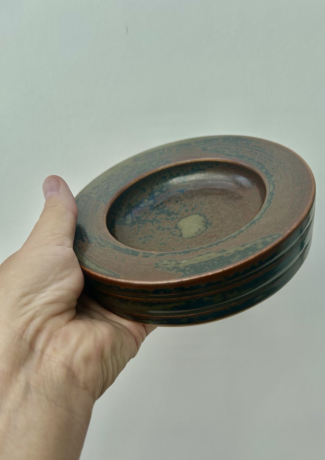 Valdemar Petersen For B&G Denmark Round Pottery Dish photo furniture