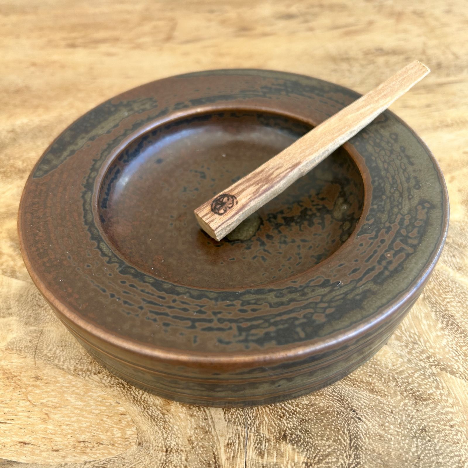Valdemar Petersen For B&G Denmark Round Pottery Dish photo for sale