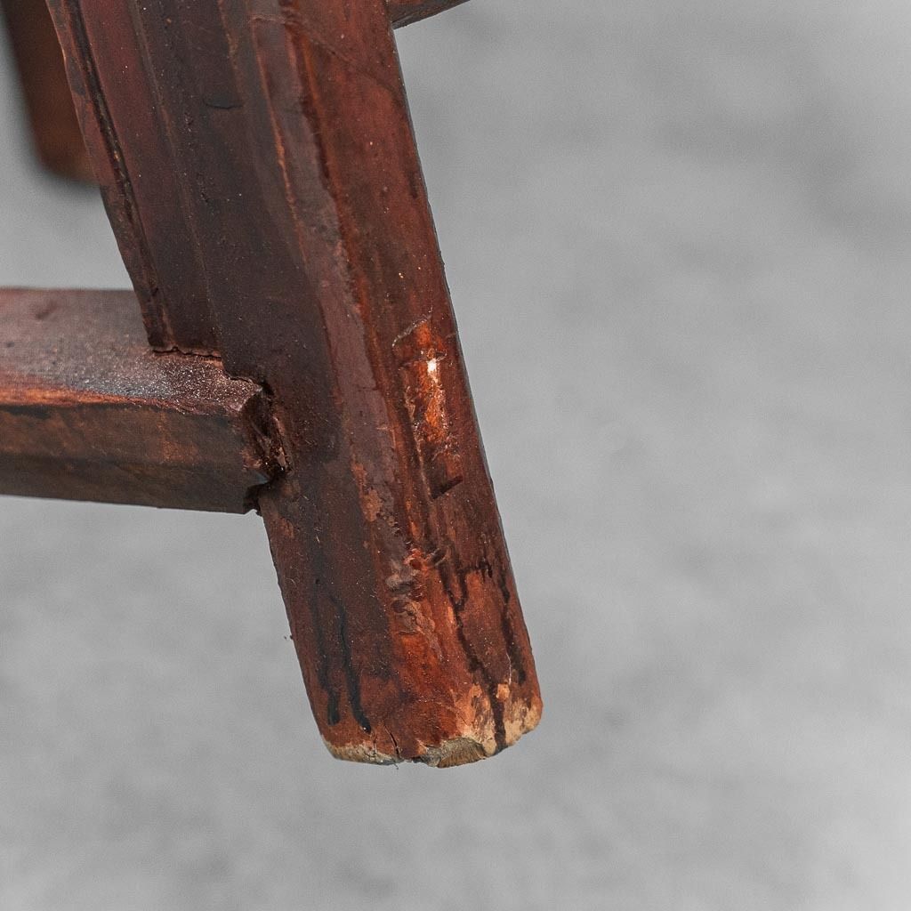 520.0 Ming Dynasty Style Wooden Chair With Armrests, China, 19th Century photo