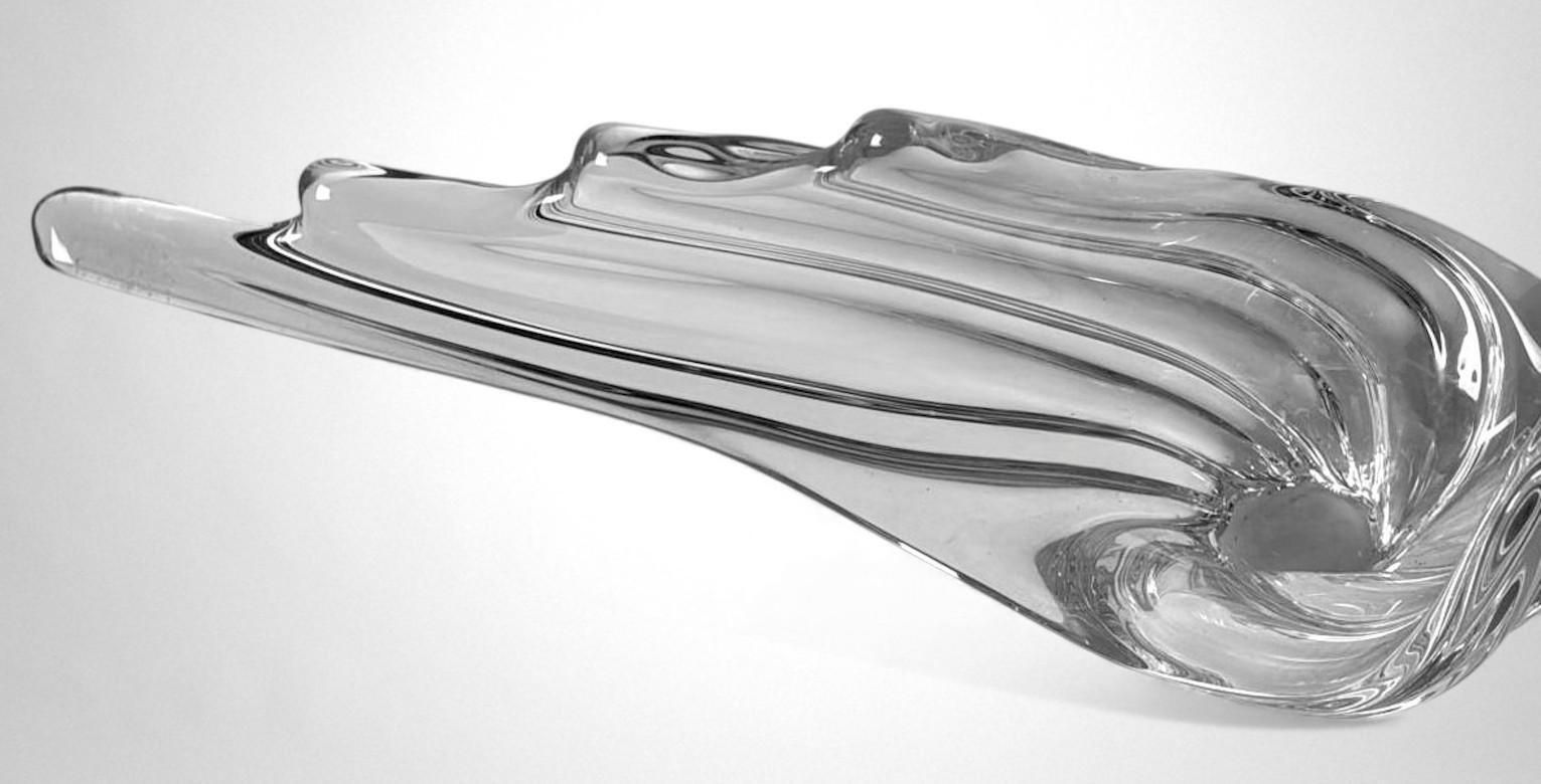 487.0 Art Deco French Crystal Centerpiece, Produced In The Vannes Le Châtel Area photo