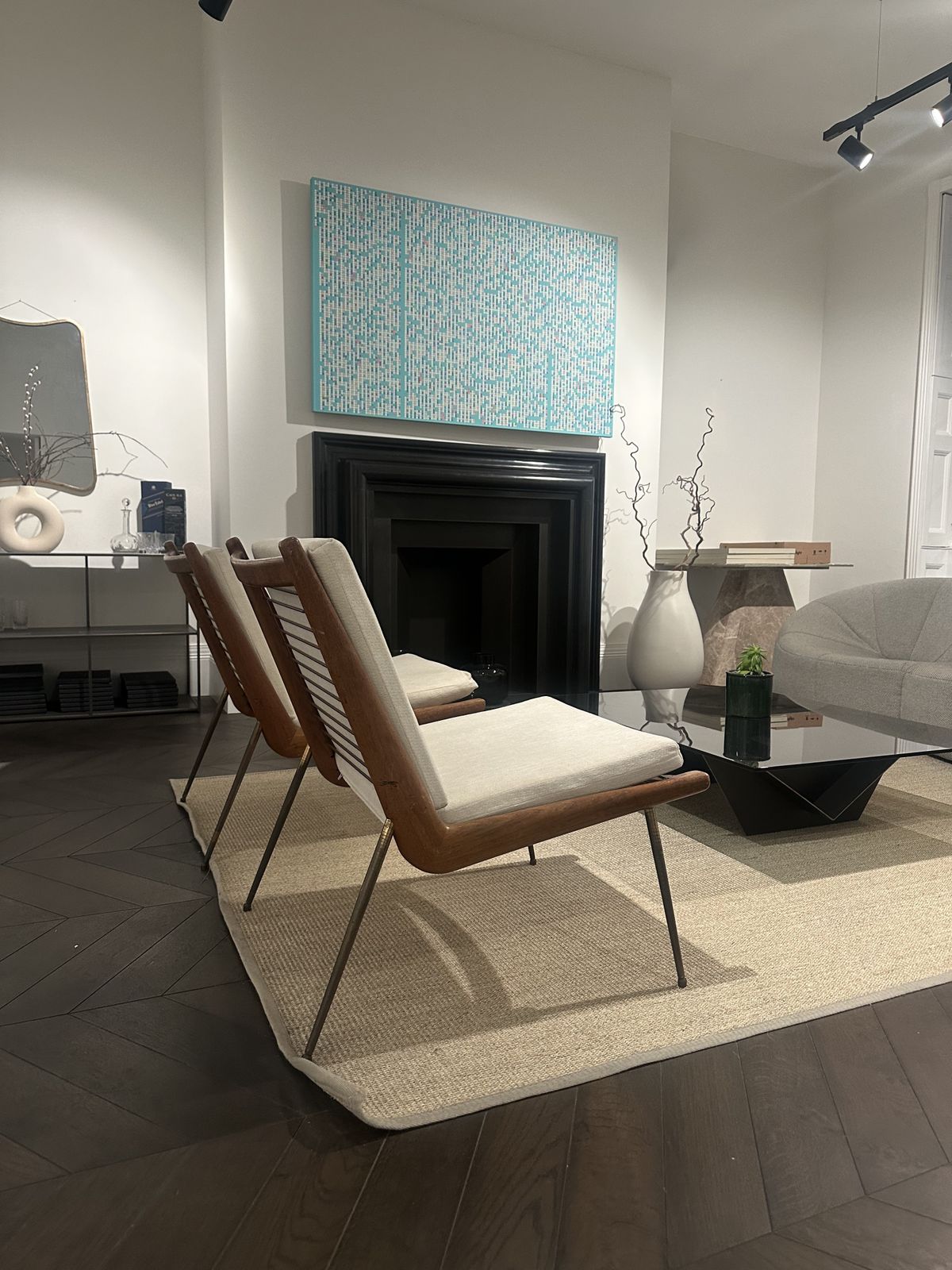France & Son Fd134 1950's Teak And Brass Boomerang Chair Designed By Hvidt & Mølgaard Hm1 Boomerang Chair photo 3350.0